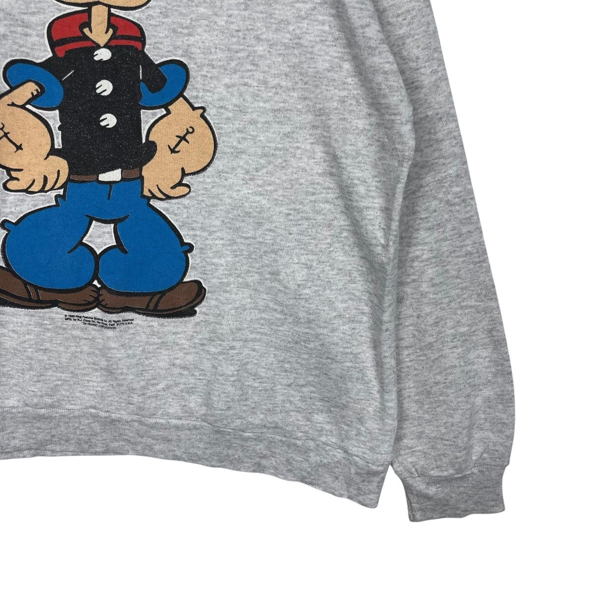 Vintage Vintage 90s Popeye Big Print Crewneck Sweatshirt Size US M / EU 48-50 / 2 - 4 Thumbnail