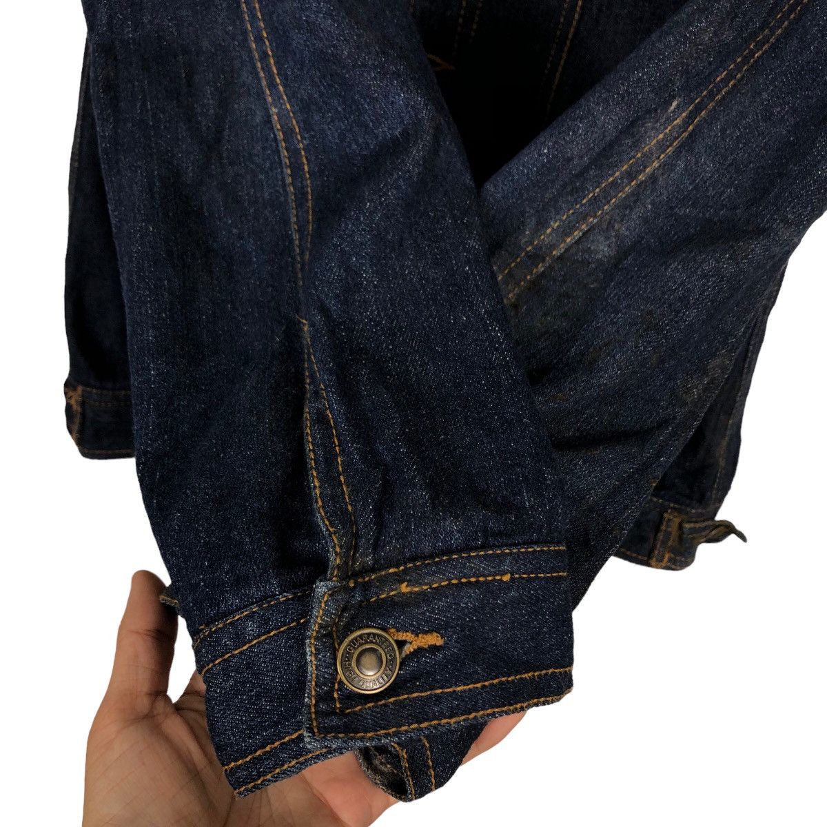 Japanese Brand 🔥Denim Trucker Jacket Jill Blaze Japan Biker Racing Size US L / EU 52-54 / 3 - 11 Thumbnail