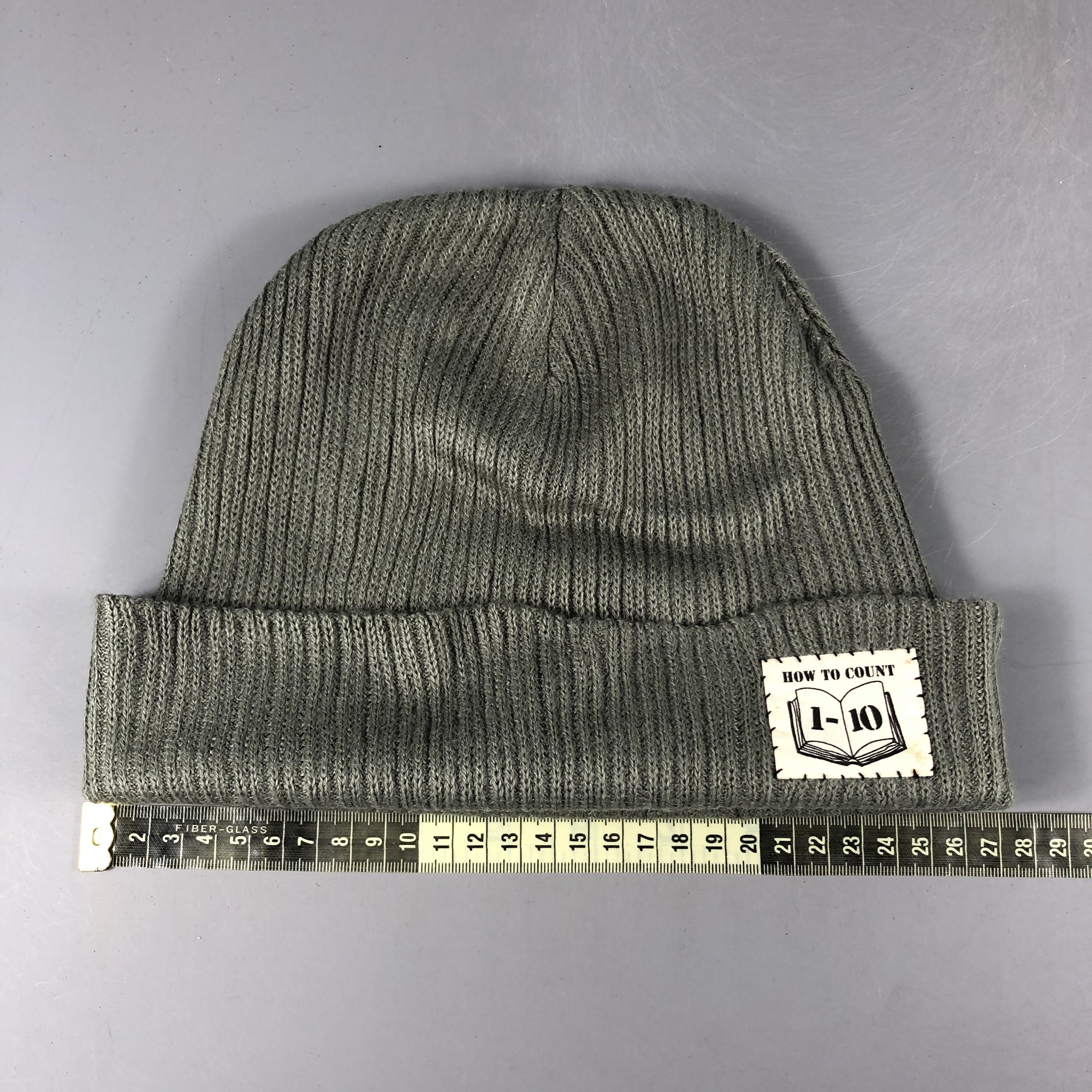 Vintage How to Count Silver Beanie Snow Hat Snow Cap -D1115 Size ONE SIZE - 4 Thumbnail
