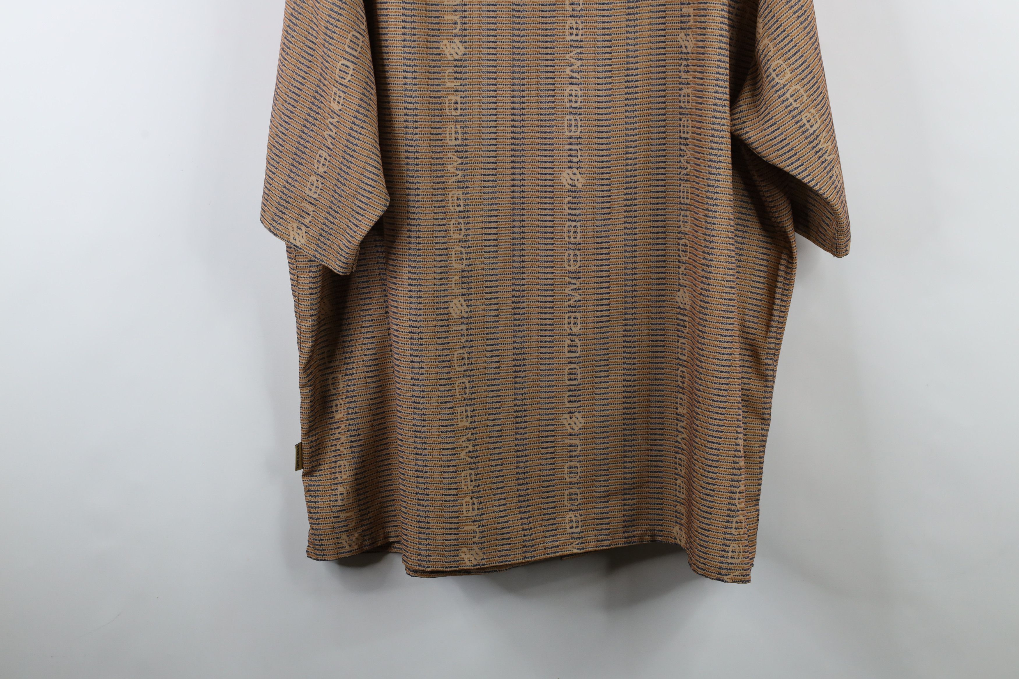 Rocawear × Vintage Vintage 90s Y2K Rocawear Baggy Fit Short Sleeve Button Shirt Size US XXL / EU 58 / 5 - 14 Thumbnail