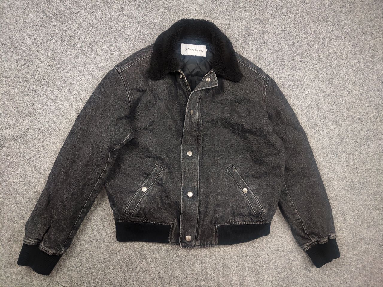 Calvin Klein Calvin Klein Jeans Sherpa Flight Bomber Denim Jacket Raf Size US M / EU 48-50 / 2 - 3 Thumbnail