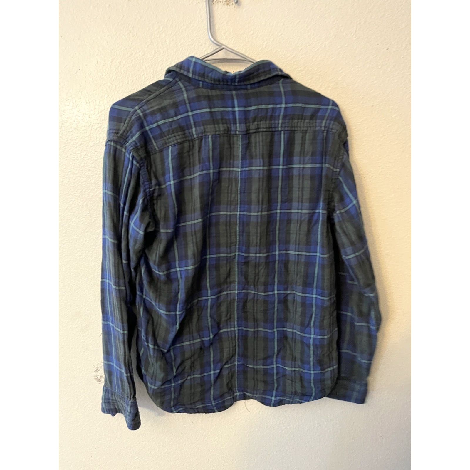 American Eagle Outfitters American Eagle Outfitters Button-Up Shirt Womens Sz S Multicolor Plaid Long Sleeve Classic/Fitted Sleeve 100% Cotton Size S / US 4 / IT 40 - 3 Thumbnail