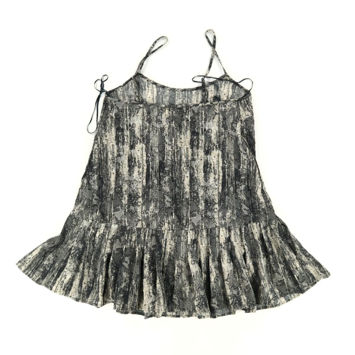 Urban Outfitters Urban Outfitters Pleated Cami Stretch Solid Tank Top Black Motif Women's S Size S / US 4 / IT 40 - 4 Thumbnail