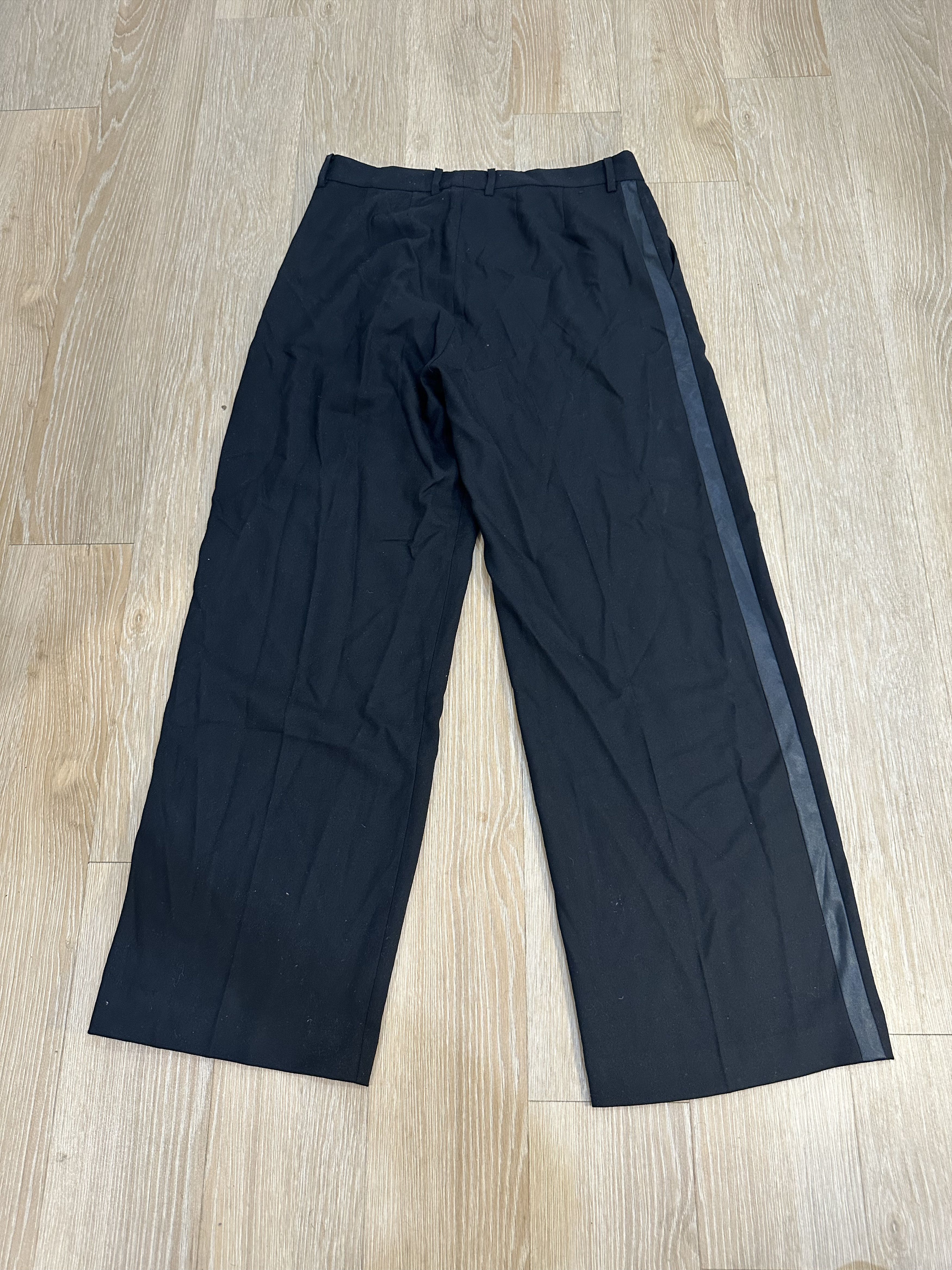 Maiden Noir Pleated Tuxedo Trouser Size US 32 / EU 48 - 2 Thumbnail