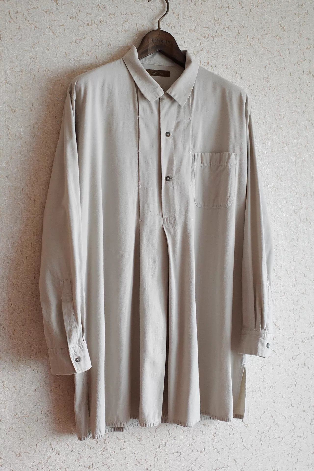 Y's for Men Y's for men 90s Pleated Silk Wool Tunic Size US M / EU 48-50 / 2 - 2 Thumbnail