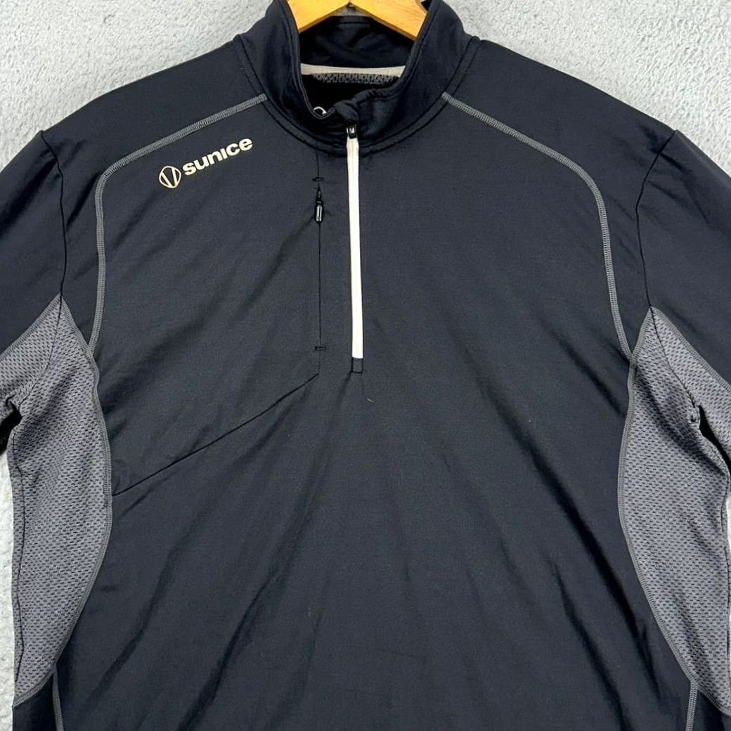 Vintage Sunice Sport Pullover Shirt Mens XL Superlite FX Black Size US XL / EU 56 / 4 - 2 Thumbnail