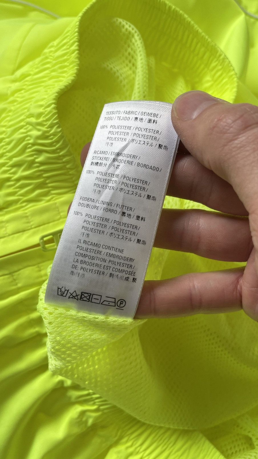 Balenciaga S/S 20 Neon Yellow ‘B’ Logo Track Jacket Size US M / EU 48-50 / 2 - 13 Thumbnail