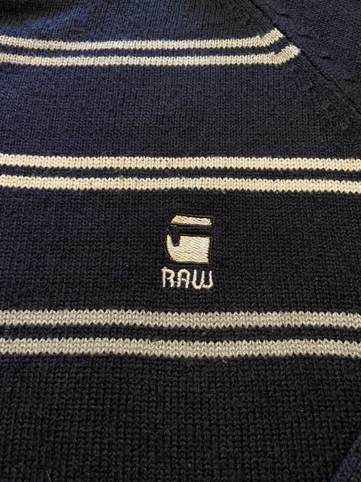 G-Star G Star Raw striped sweater Size US L / EU 52-54 / 3 - 3 Thumbnail