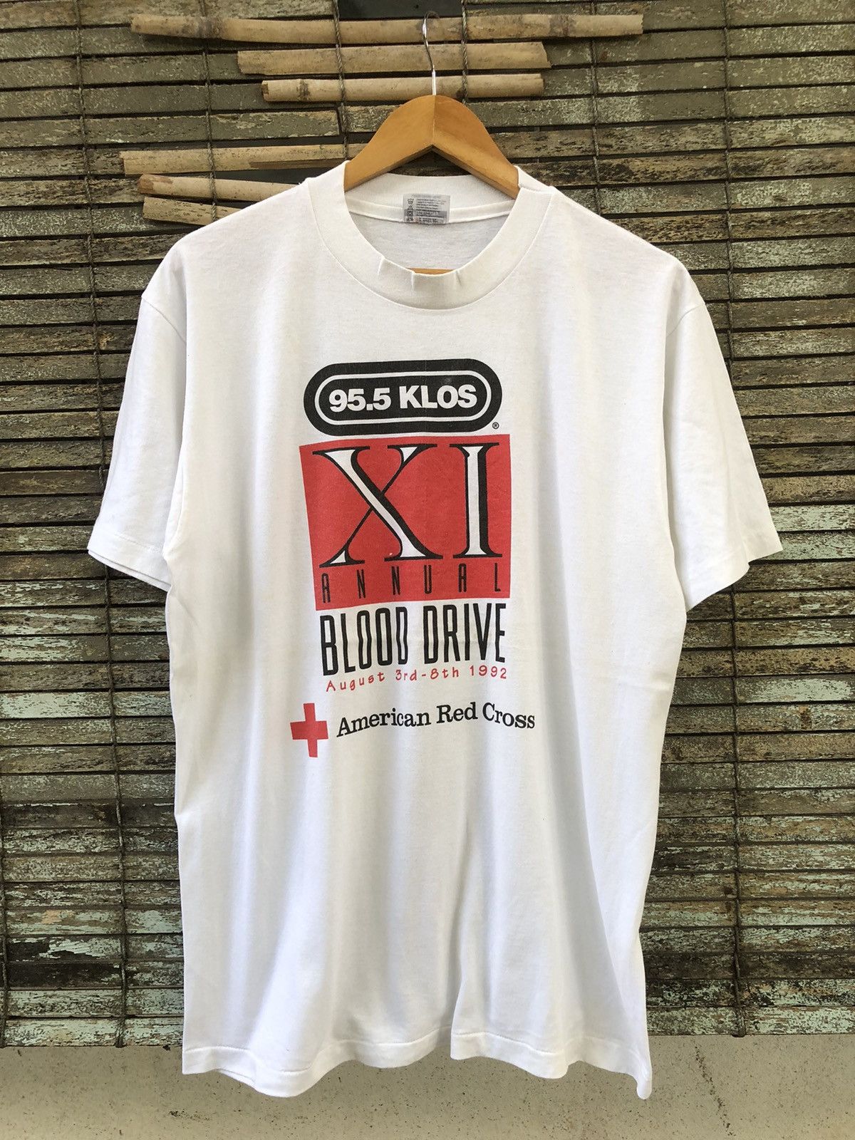 Vintage Vintage 90s Annual Blood Drive American Red Cross Tee Size US L / EU 52-54 / 3 - 1 Thumbnail
