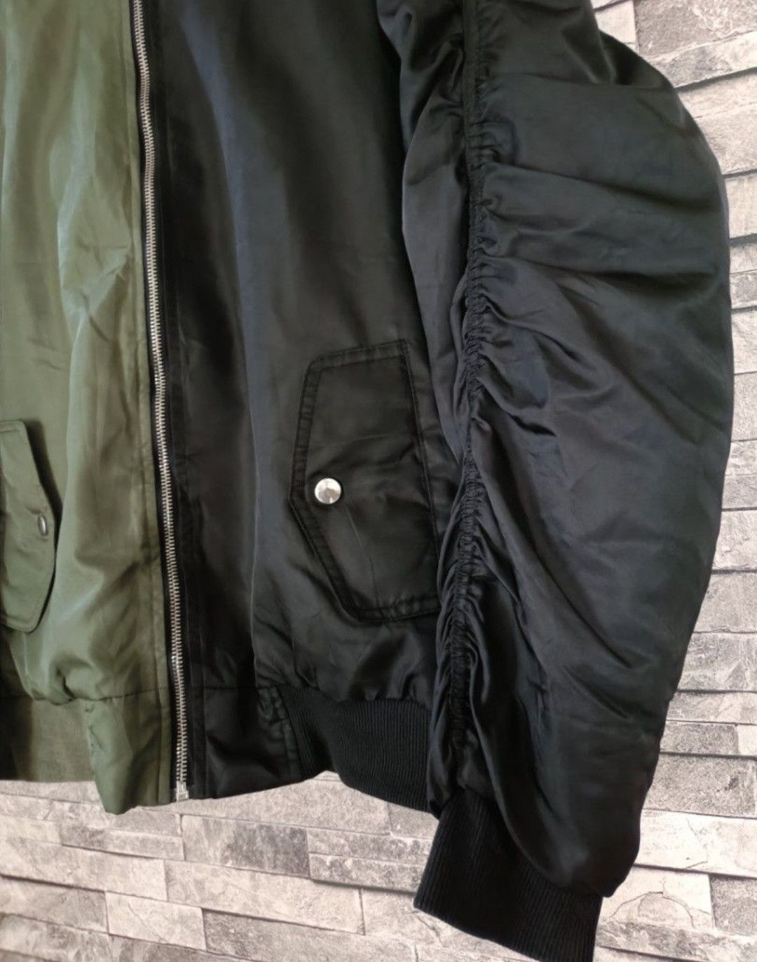 Japanese Brand Jetrag bicolor two tone bomber jacket Size US L / EU 52-54 / 3 - 2 Thumbnail