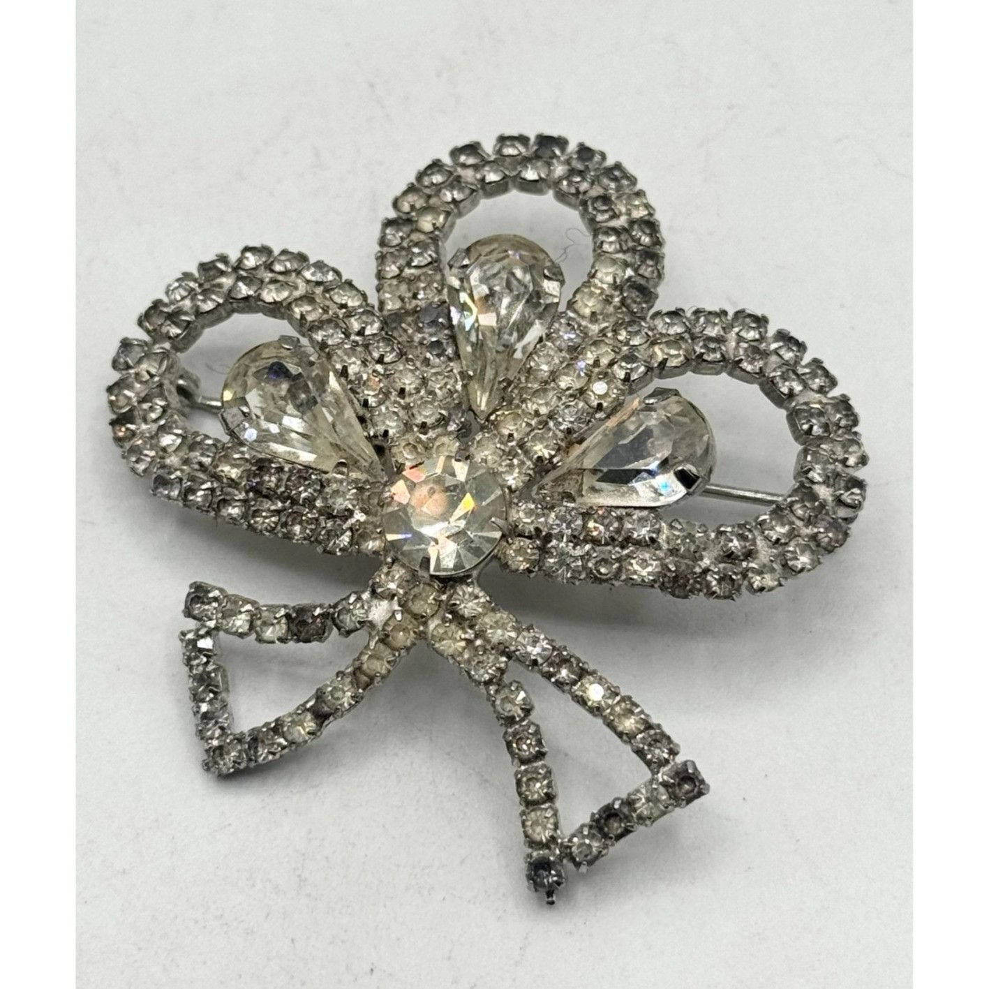 Vintage Weiss vintage glass rhinestone brooch pin Size ONE SIZE - 1 Thumbnail