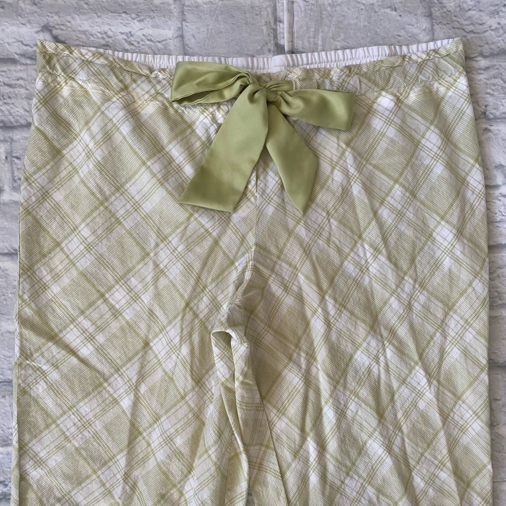 Other New York & Co women L 100% cotton lightweight pajama pants w Size ONE SIZE - 3 Thumbnail