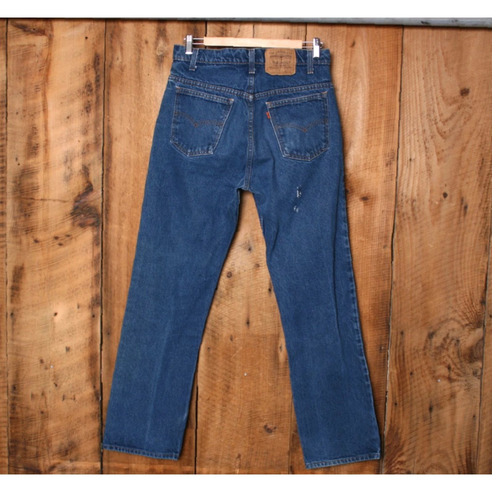 Levi's VINTAGE Levi's 509 Jeans Men Blue Regular Zip Inseam 31 Inseam 31 Orange Tab 30x33 30x31 Measure 31.5x31 | Holes Baggy? Size US 29 - 3 Thumbnail