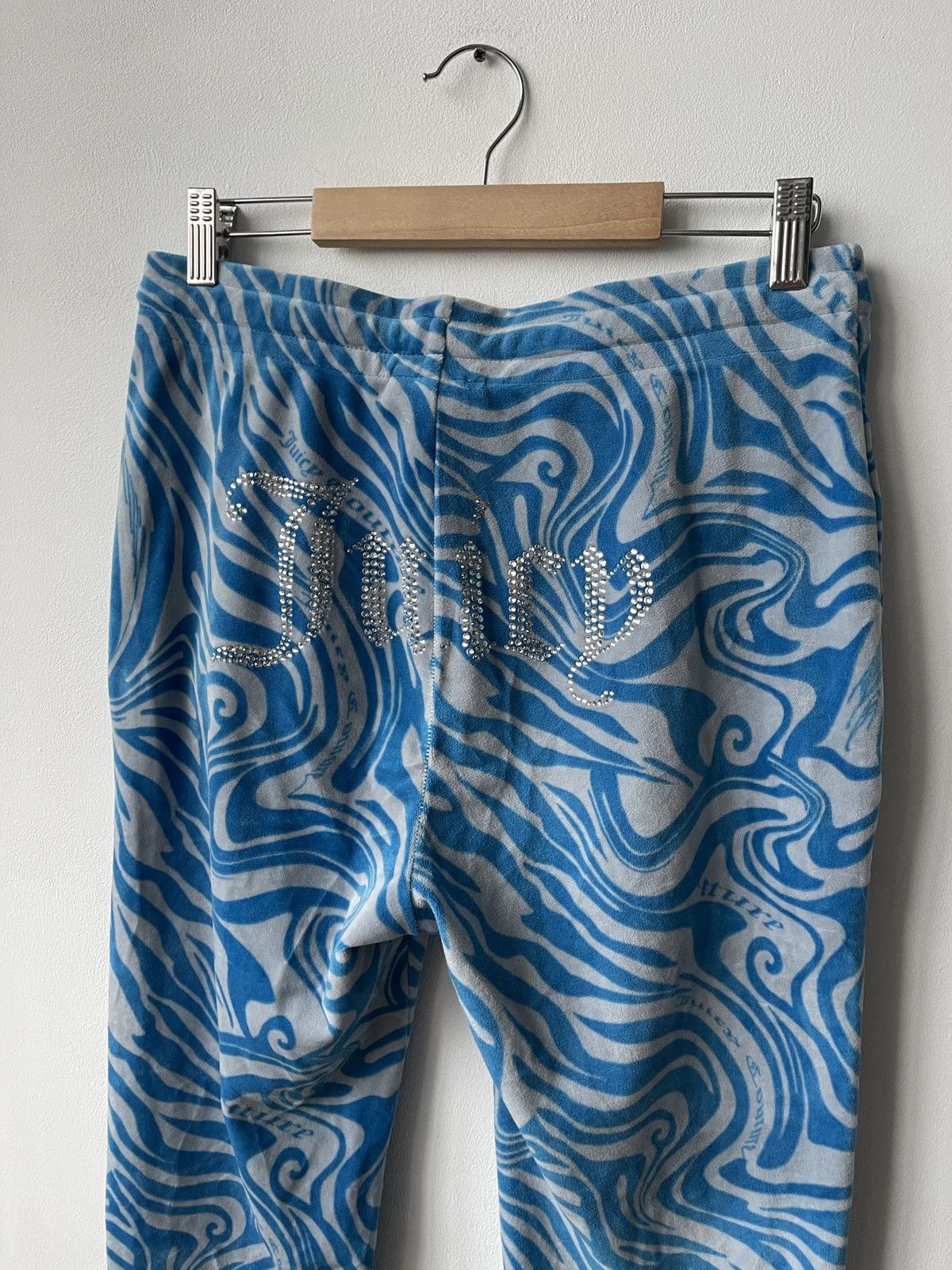 Juicy Couture Juicy Couture Blue Joggers Size M With Sparkly Logo Size 32" / US 10 / IT 46 - 9 Thumbnail