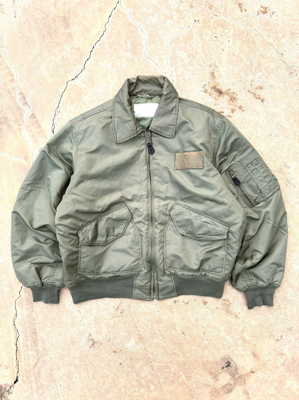 Alpha Industries FADED Alpha Ma-1 Flight Bomber Jacket (Kanye Style) Size US L / EU 52-54 / 3 - 3 Thumbnail