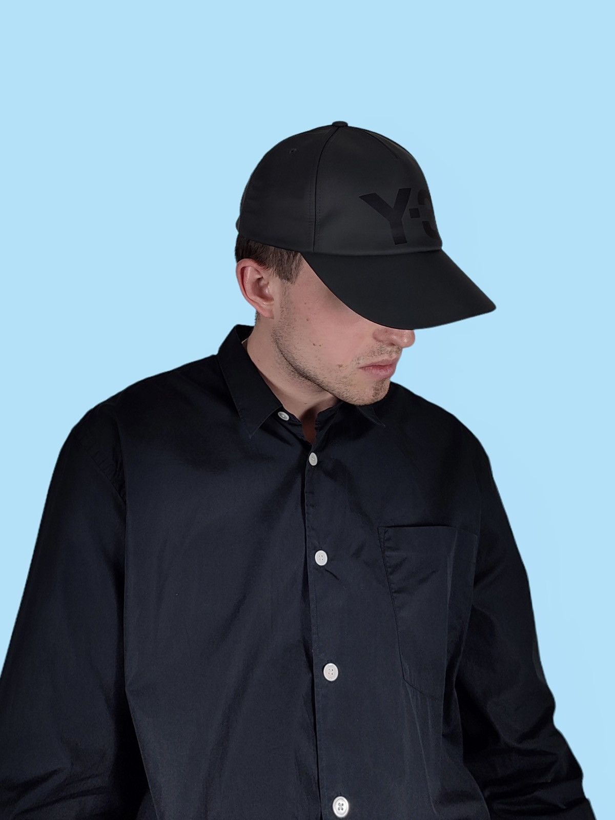 Adidas × Y's A/W 2017 Y-3 Yohji Yamamoto Adidas Big Logo Nylon Cap Size ONE SIZE - 4 Thumbnail
