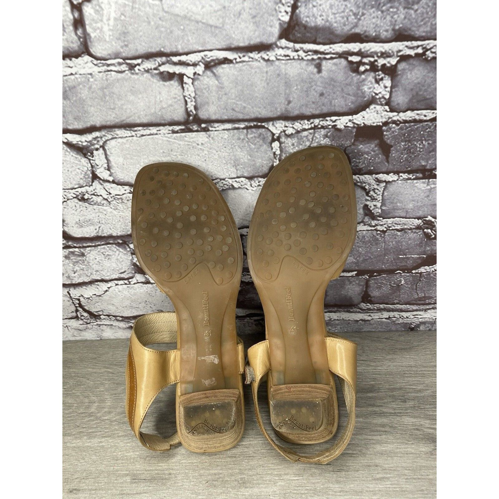 Other Beautifeel Brown Leather Casual Heel Strappy Sandals Women’s Size US 10.5 / IT 40.5 - 10 Thumbnail