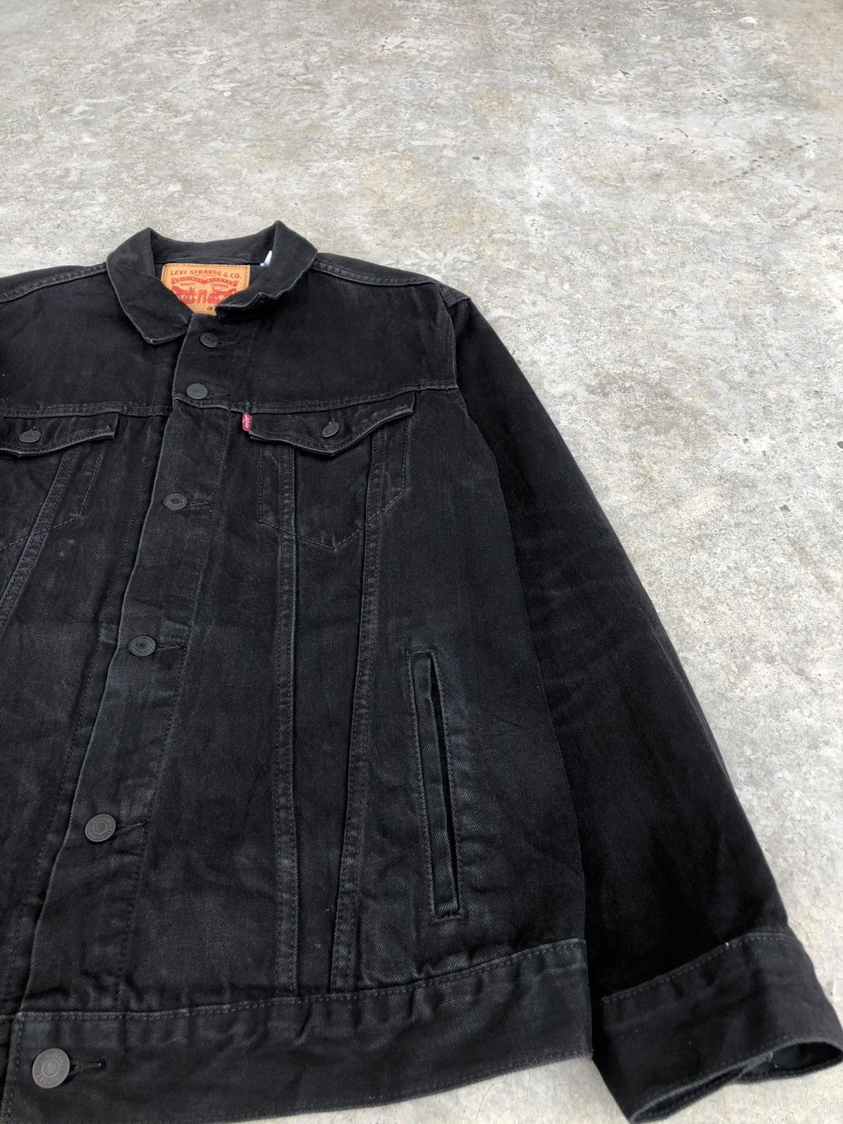 Levi's Y2k Levi’s Denim Jacket Distressed Size US XL / EU 56 / 4 - 13 Thumbnail
