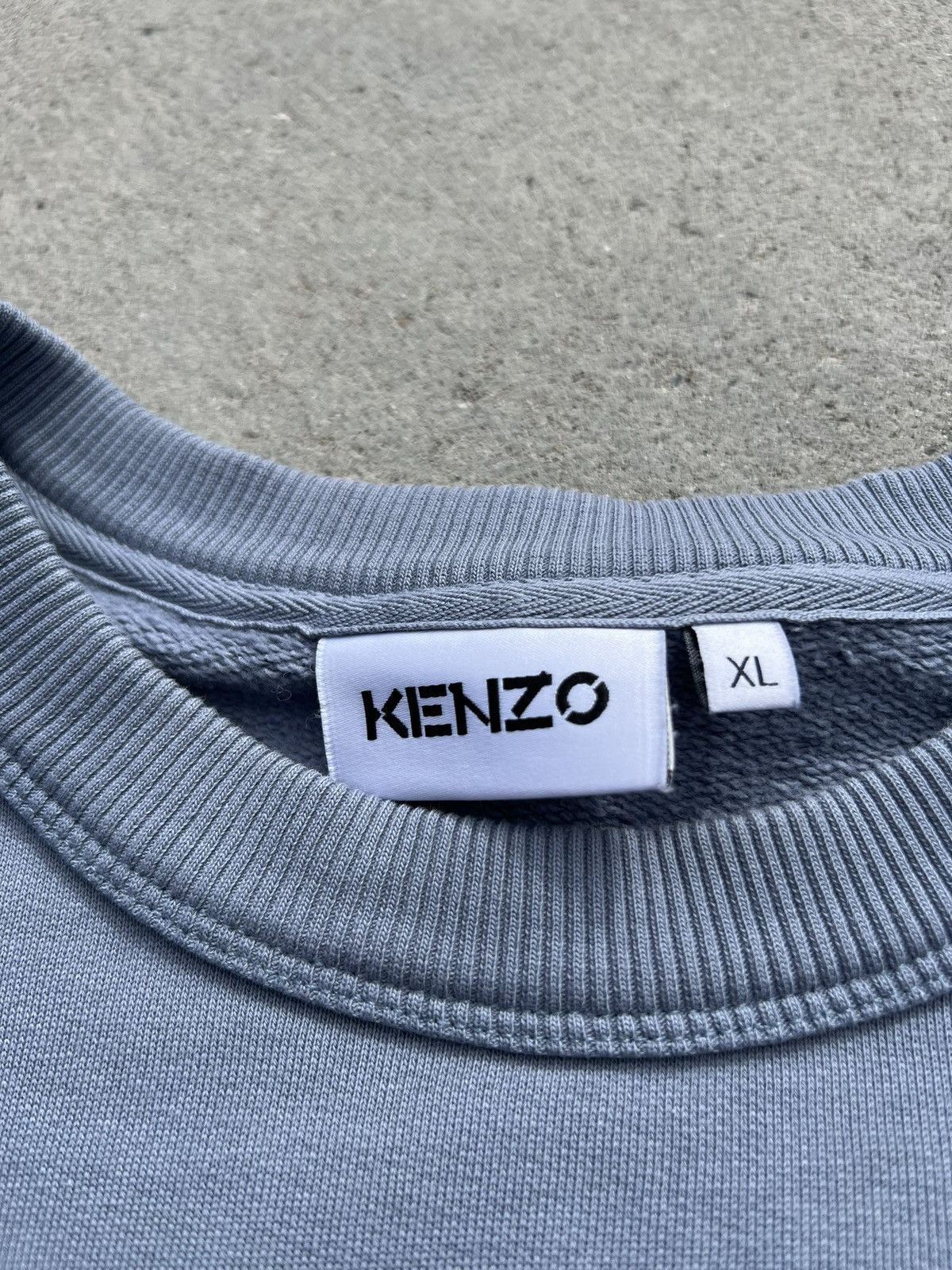 Japanese Brand × Kenzo Kenzo Oversize Logo Crewneck Sweatshirt Designer Size US XL / EU 56 / 4 - 6 Thumbnail