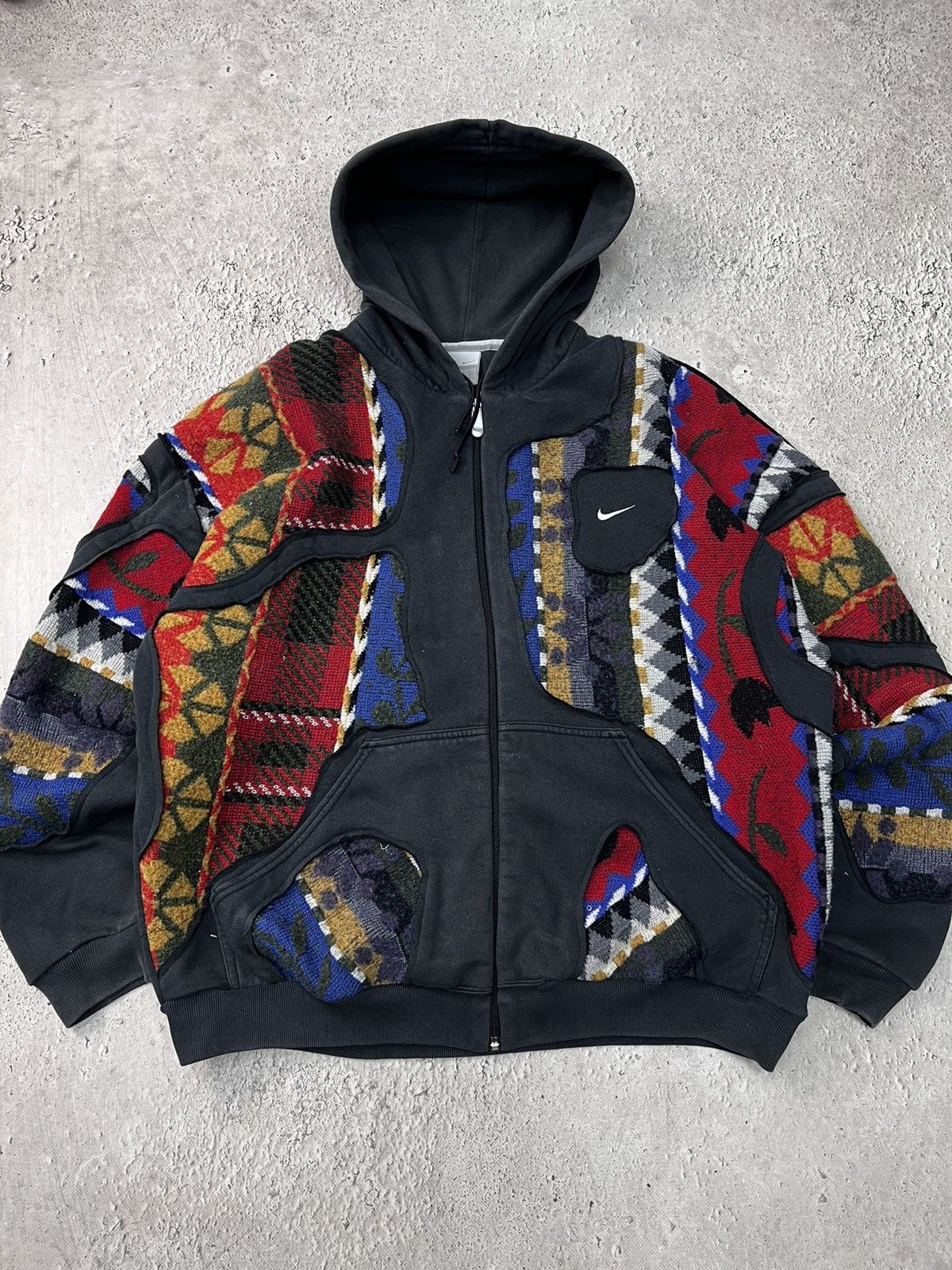 Coogi × Nike VINTAGE Y2K custom Nike Boxy ZIP UP hoodie Coogi SWEATSHIRT Size US L / EU 52-54 / 3 - 1 Thumbnail