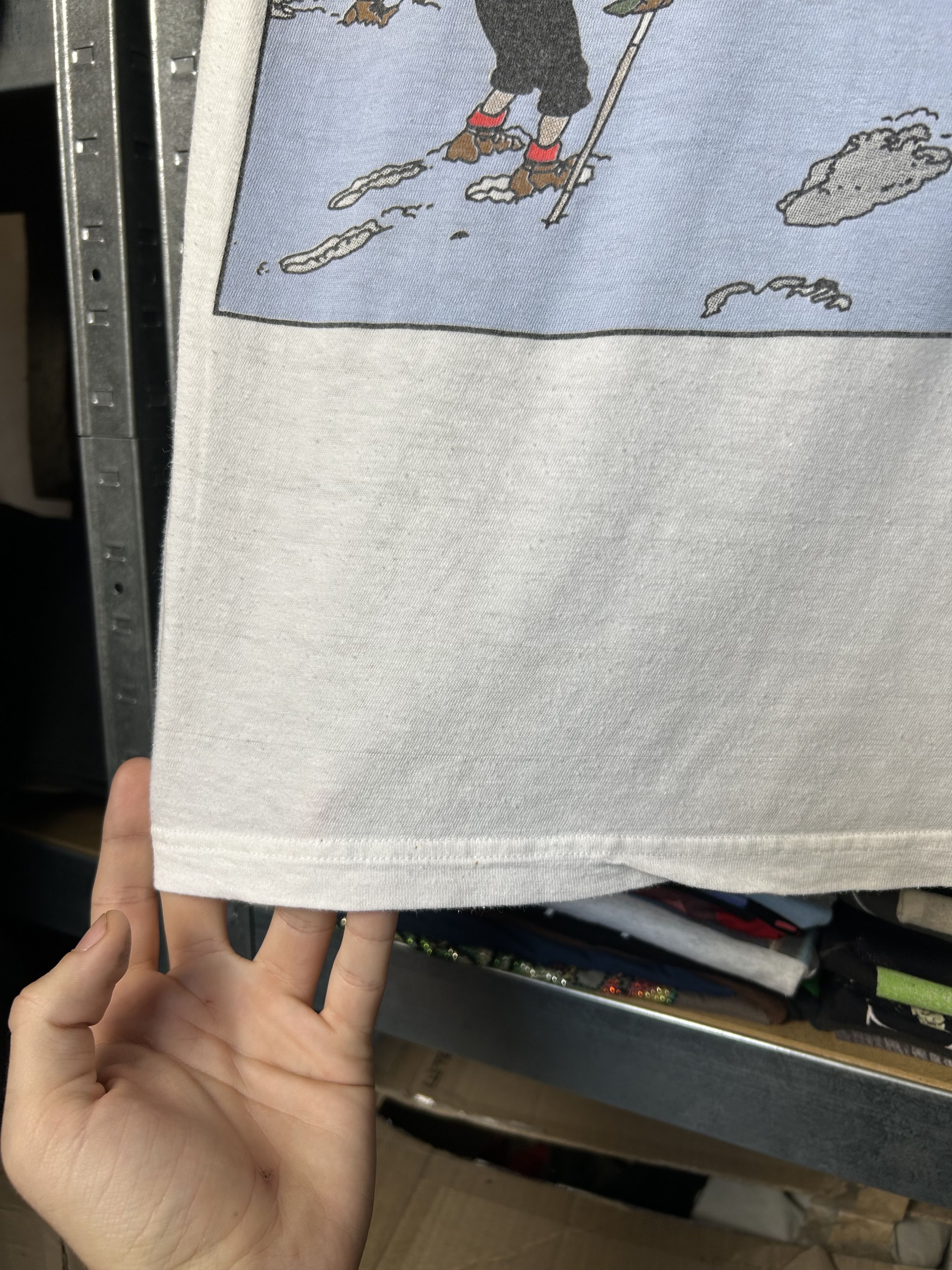 Cartoon Network Vintage 90s Adventures of Tintin in Tibet Cartoon T-shirt Size US XL / EU 56 / 4 - 9 Thumbnail