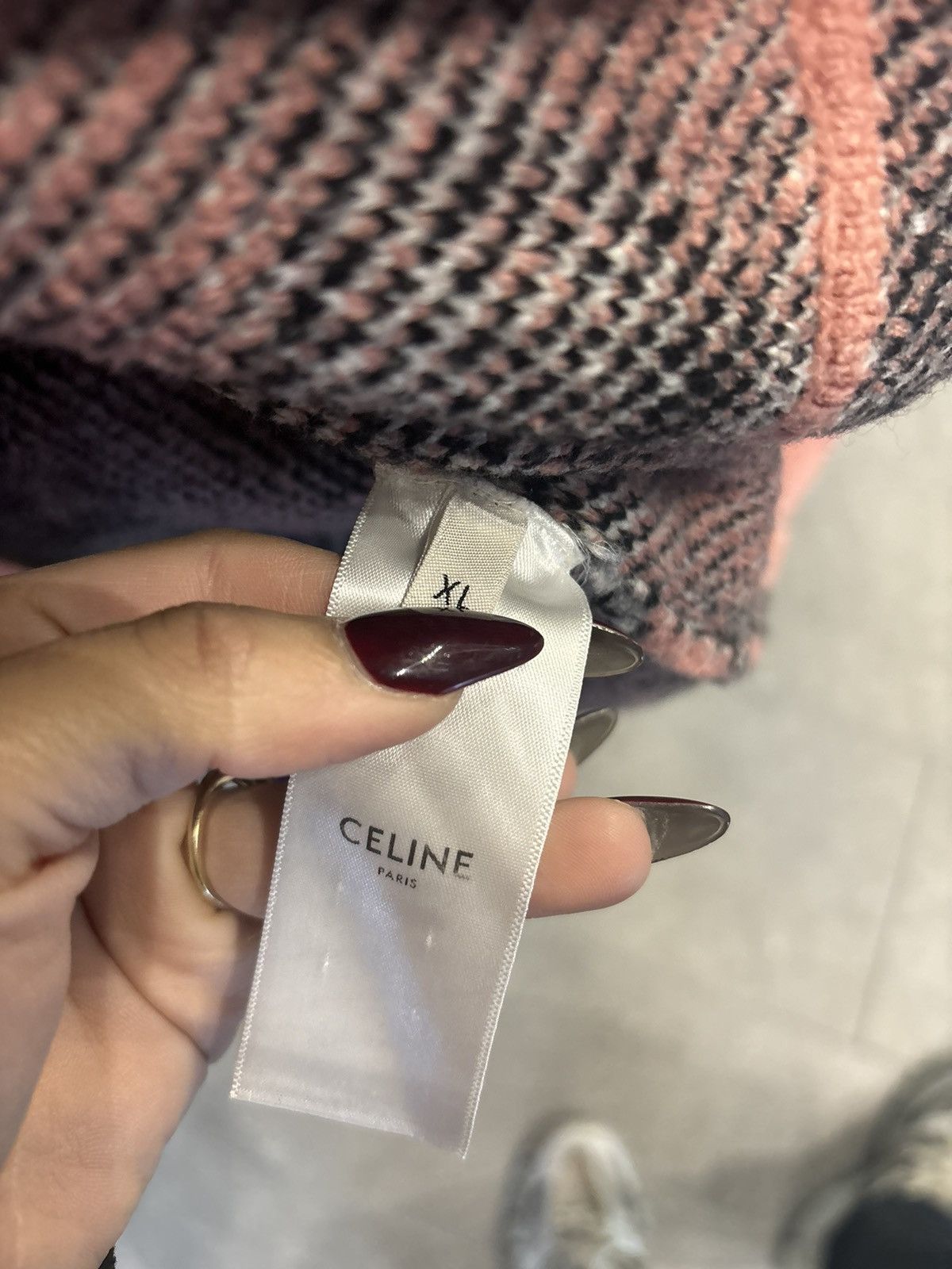 Celine CÉLINE PINK COTTON JACQUARD BRAIN ON DALMATIAN CARDIGAN Size US XL / EU 56 / 4 - 5 Thumbnail