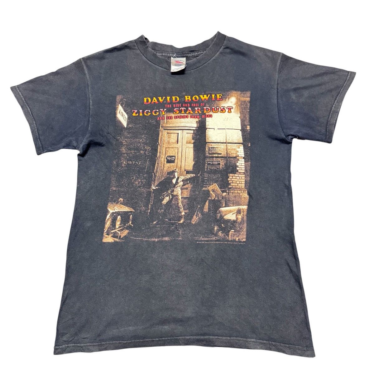 Vintage David Bowie Ziggy Stardust Shirt Sunfaded 2005