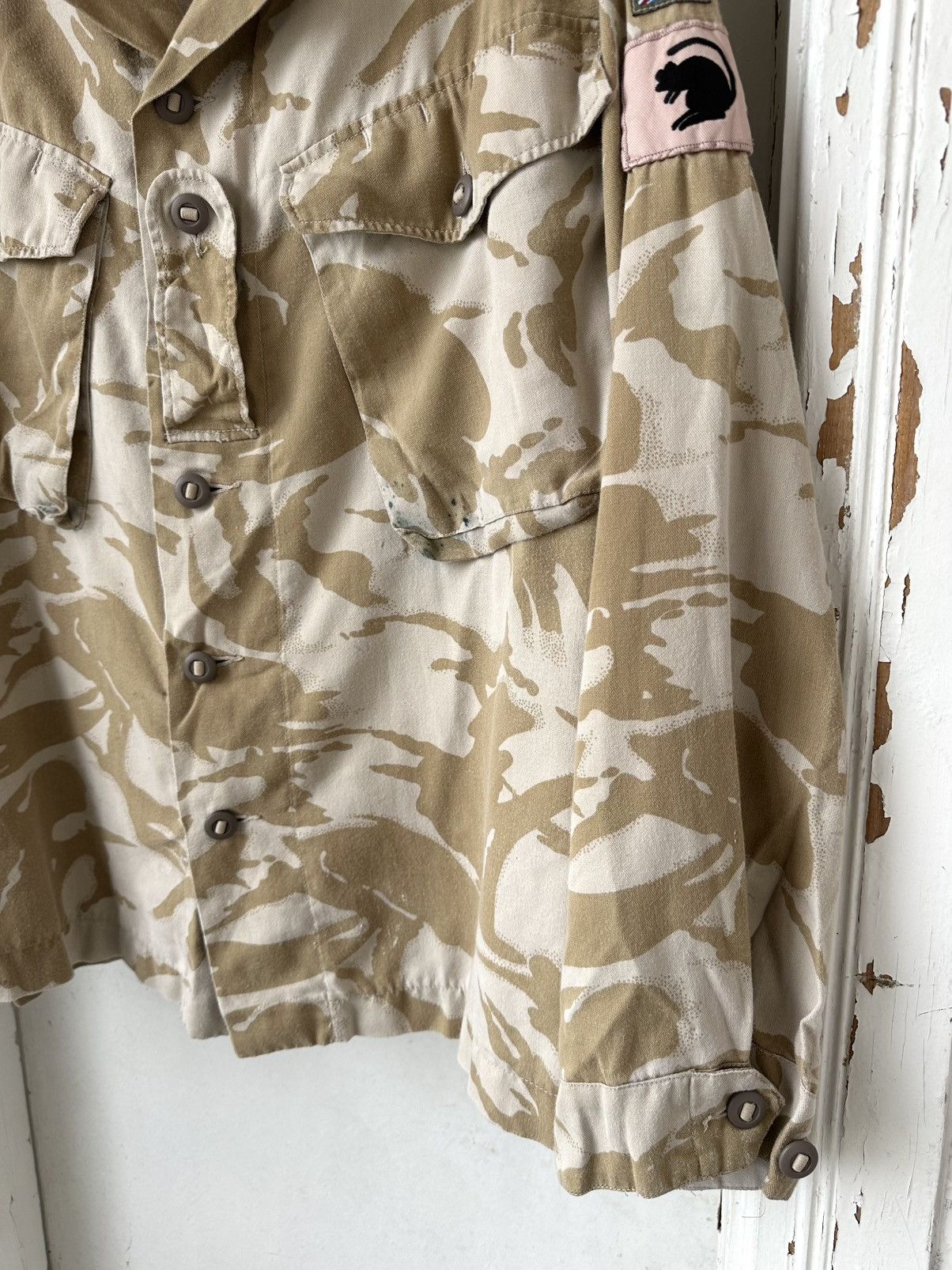Vintage Vintage British NATO Tropical Combat Camo Jacket Size US XL / EU 56 / 4 - 5 Thumbnail