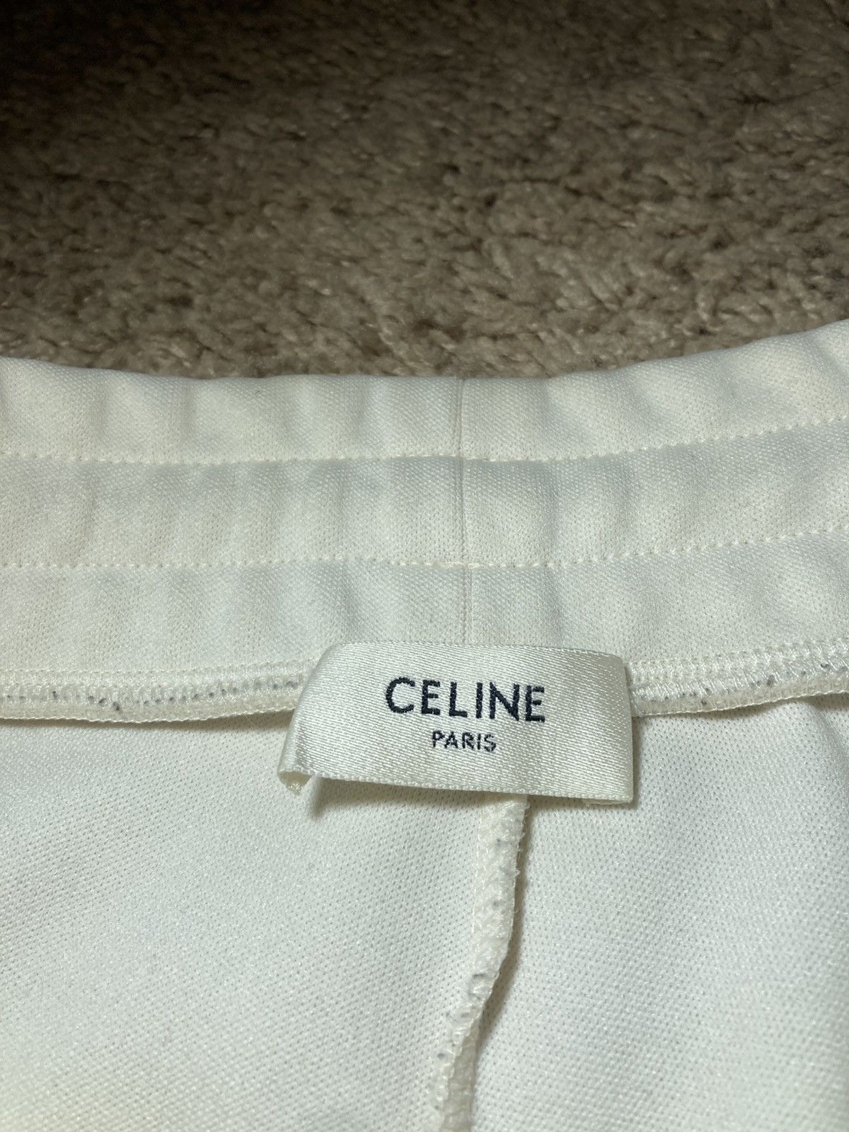 Celine SS23 Celine Lightning Crystal Sweatpants Cream 2023 Jewel S Size US 30 / EU 46 - 10 Thumbnail