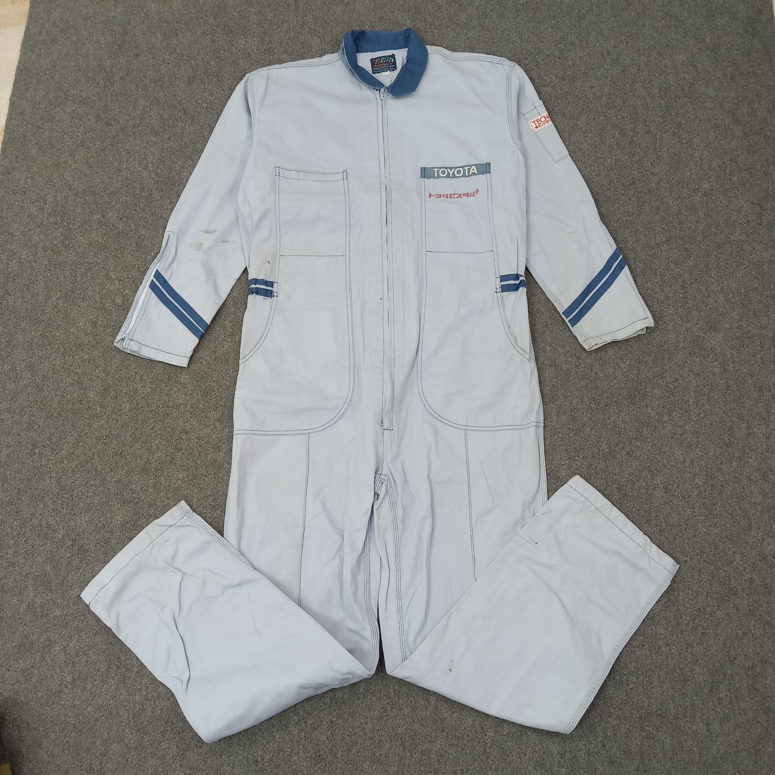 Japanese Brand Toyota Tecno Japanese Motorsports Coverall Jacket C260N3 Size US M / EU 48-50 / 2 - 4 Thumbnail