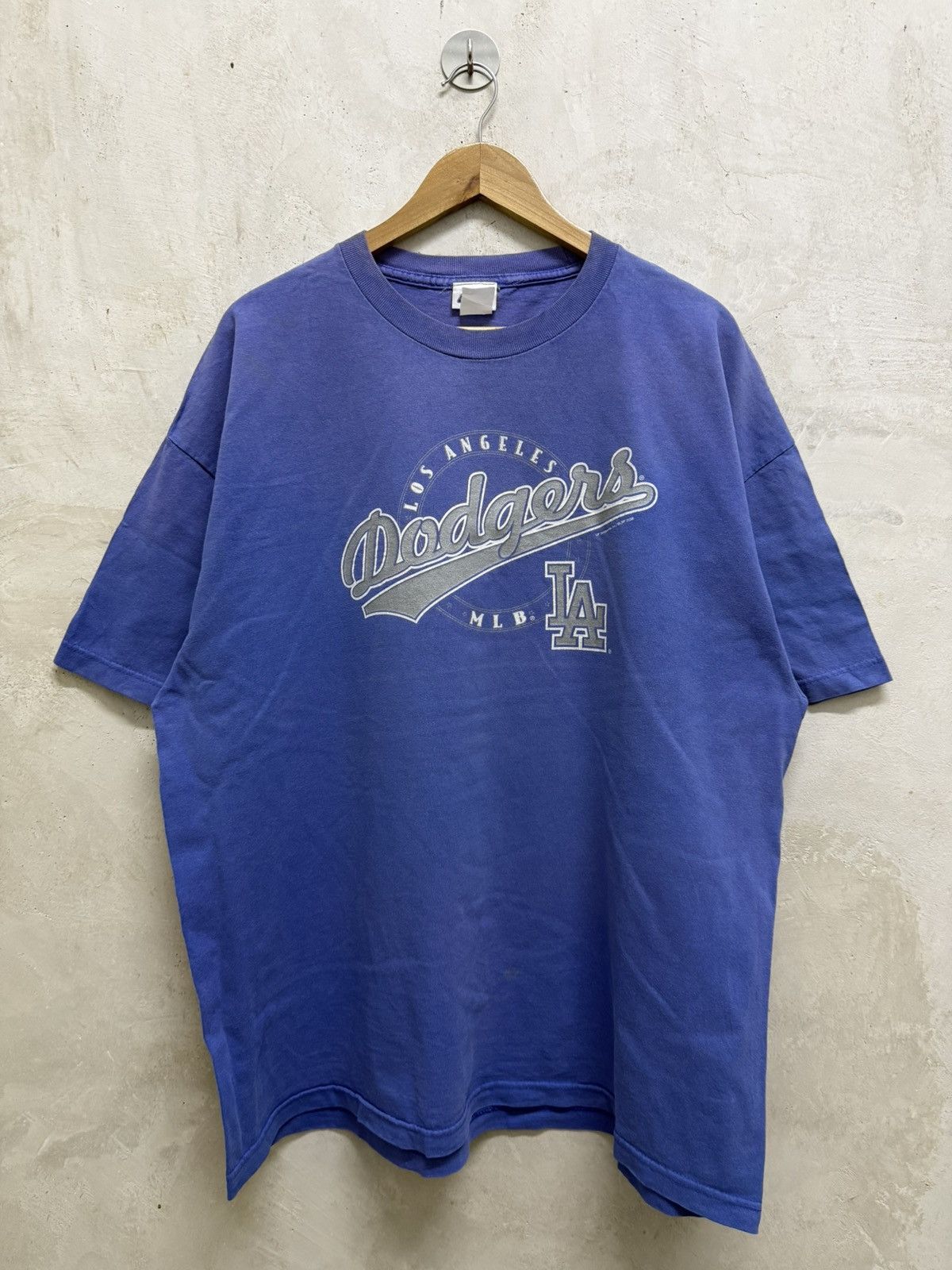 Vintage 2000s LA Dodgers MLB Faded Tees Size US XXL / EU 58 / 5 - 1 Thumbnail