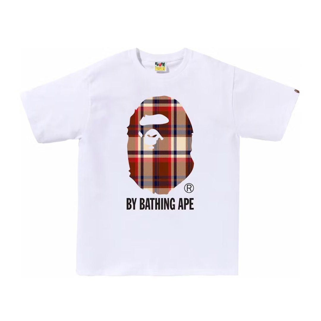 Bape Check By Bathing Ape Tee White Size US S / EU 44-46 / 1 - 1 Preview