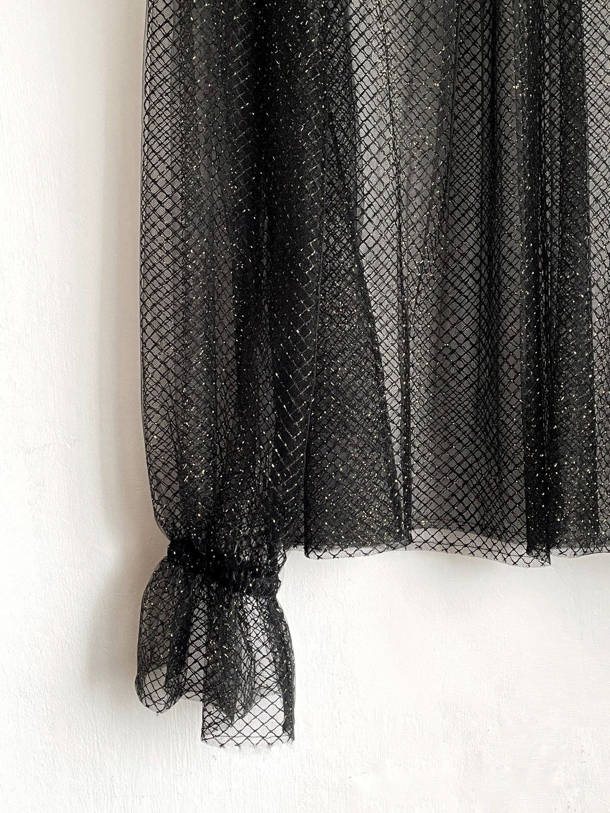 Dolce & Gabbana NWT Dolce & Gabbana Glitter Mesh Women’s Blouse, Size 38 Size XS / US 0-2 / IT 36-38 - 7 Thumbnail