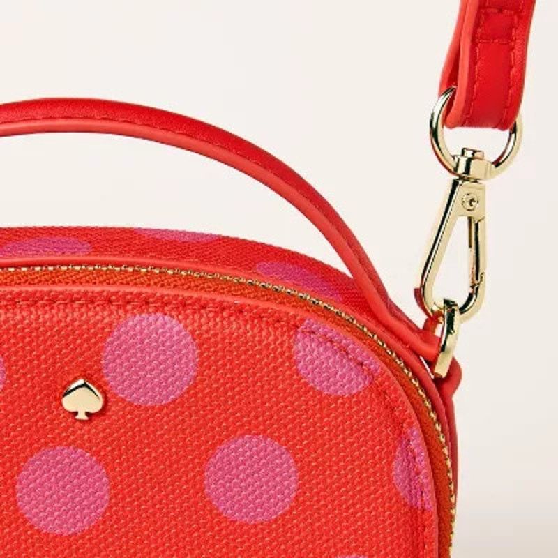 Kate Spade NWT Kate Spade X Target Pink Polka Dot Mini Crossbody Bag Size ONE SIZE - 2 Thumbnail