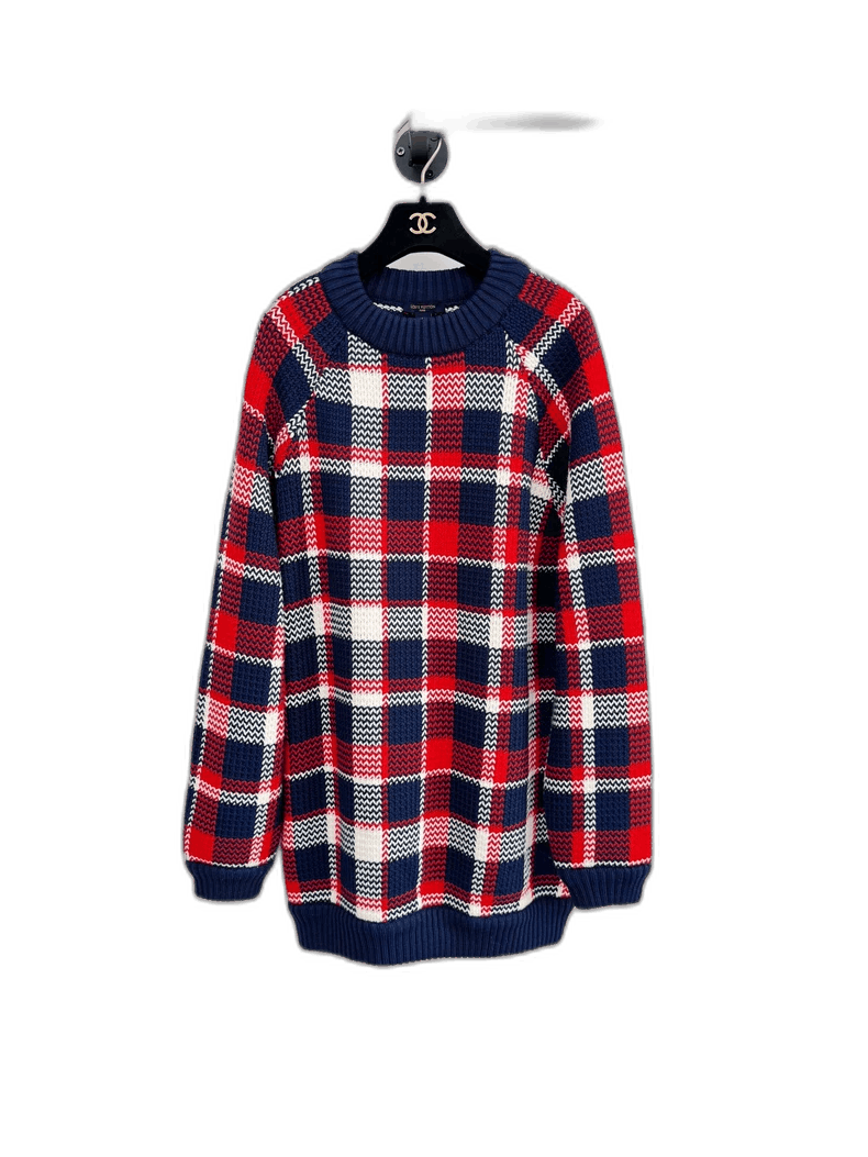 Louis Vuitton Louis Vuitton Plaid Sweater Dress Size M Size M / US 6-8 / IT 42-44 - 1 Thumbnail