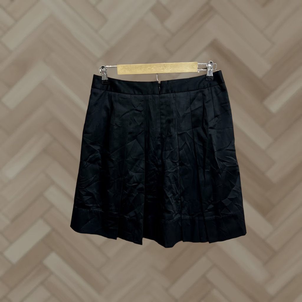Loft LOFT Ann Taylor A Line Skirt 8P Black Womens NWT Business Casual Pleated Pockets Skirt Short Petite Seasonal 19" Inseam Size 30" / US 8 / IT 44 - 1 Thumbnail