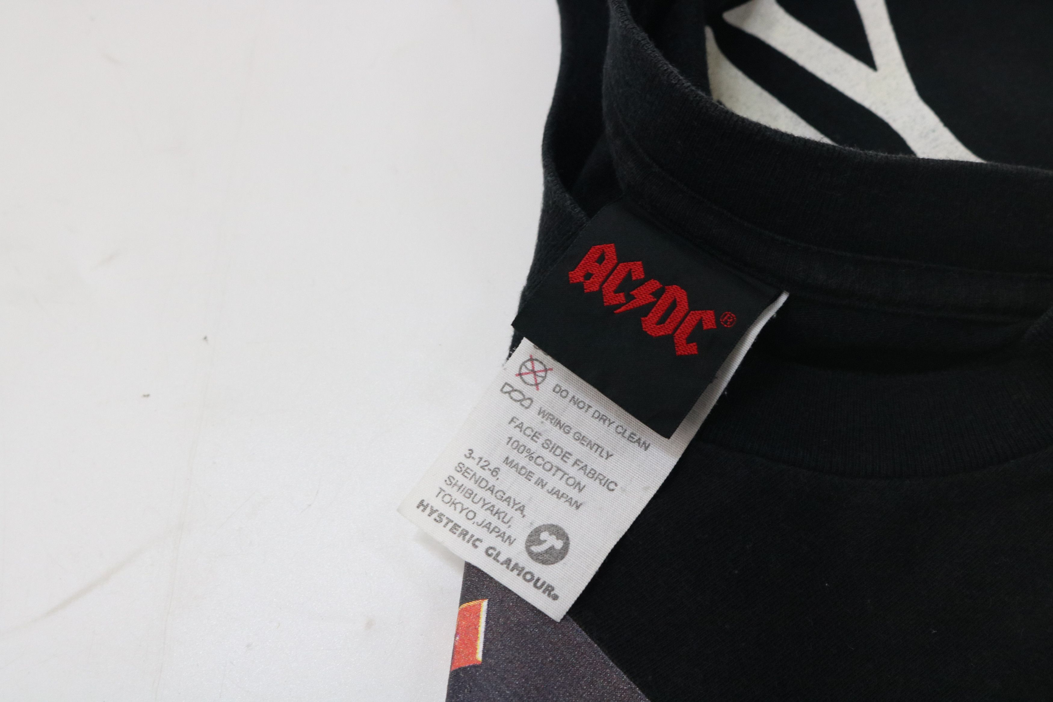 Hysteric Glamour HYSTERIC GLAMOUR × AC/DC 2004 T-Shirt Size ONE SIZE - 8 Thumbnail