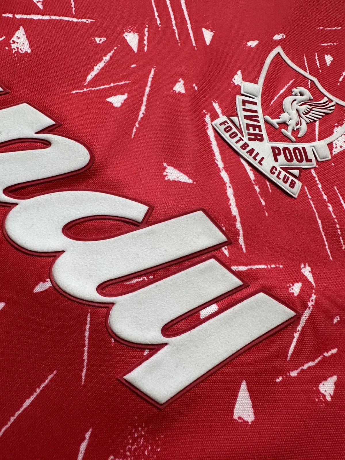 Vintage Vintage Liverpool soccer jersey size XL red Size US XL / EU 56 / 4 - 6 Thumbnail