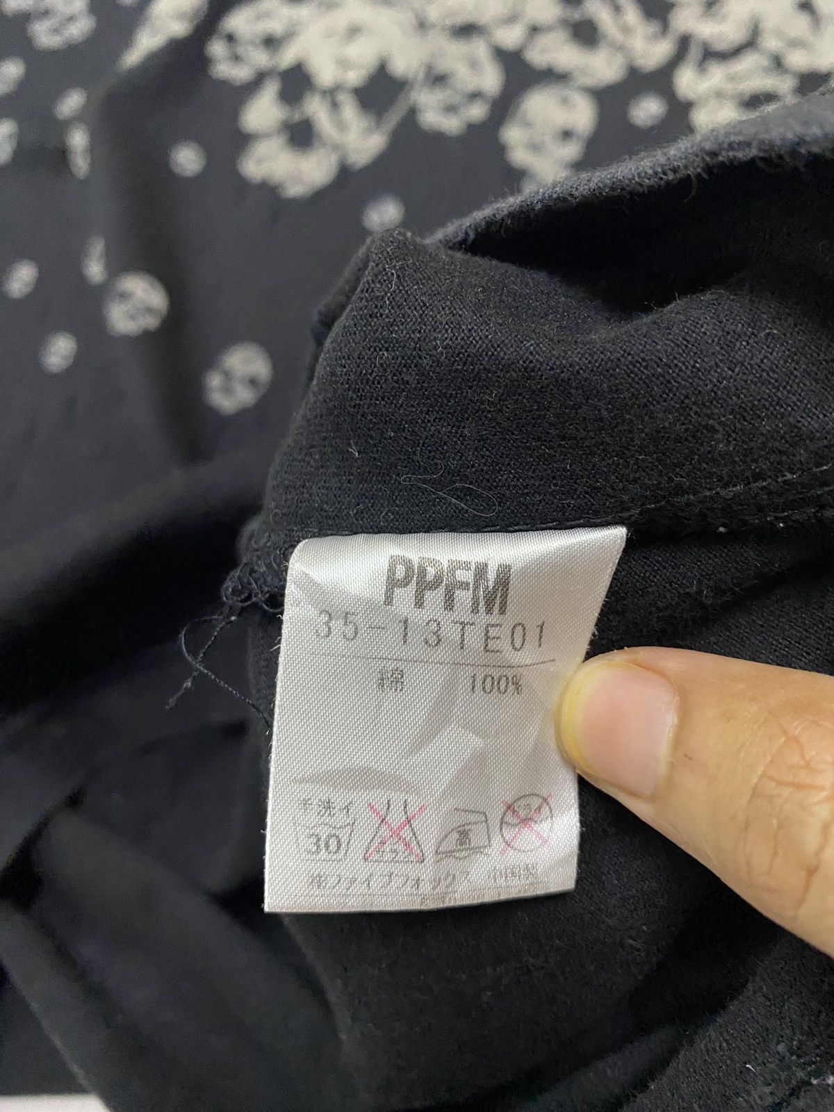Japanese Brand 💥RARE💥 PPFM Skulls Distress / Bullets Sedi Punk Tee Size US M / EU 48-50 / 2 - 8 Thumbnail