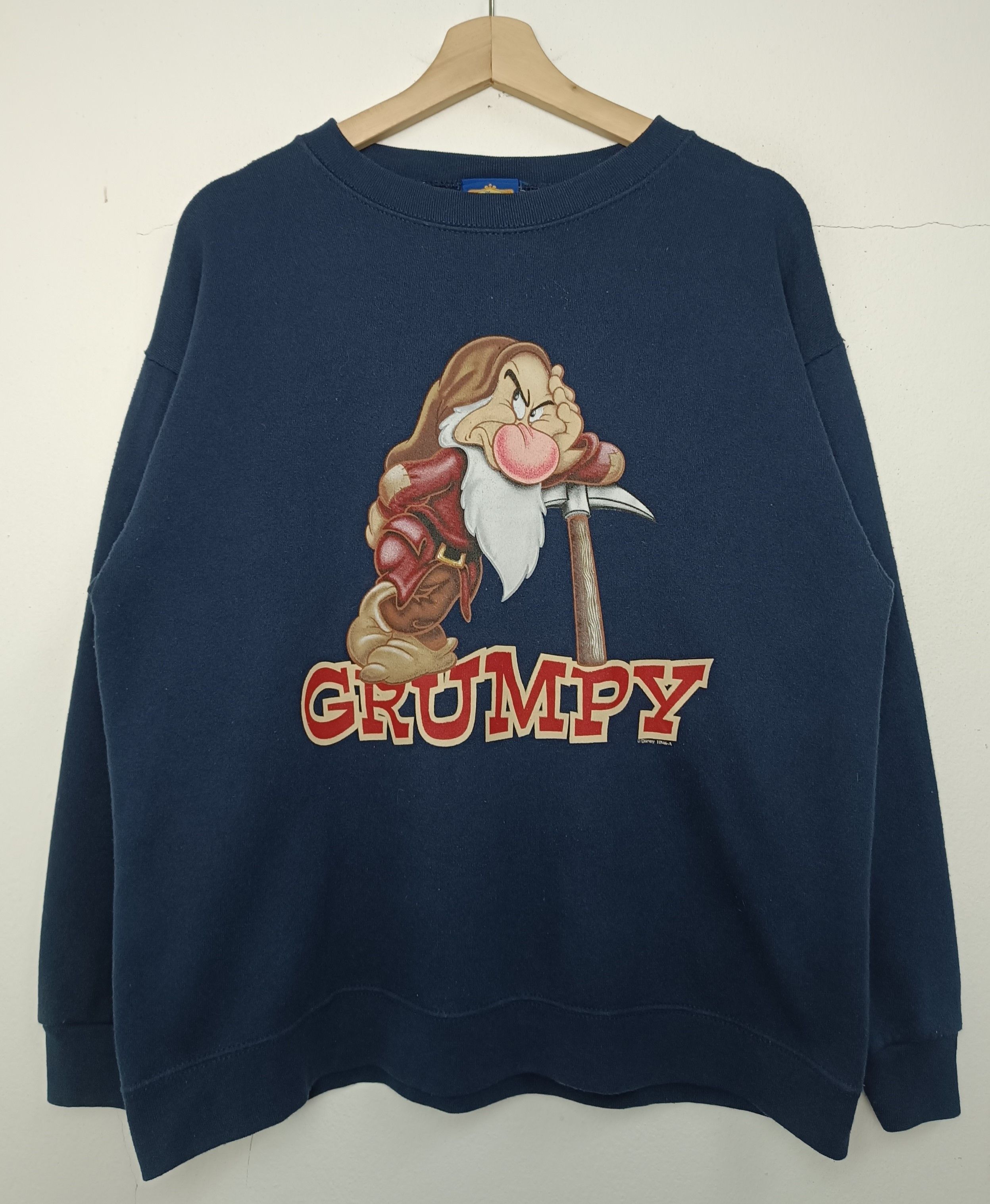 Cartoon Network VINTAGE 90'S GRUMPY SNOW WHITE DWARFS DISNEYS ANIMATION Size US M / EU 48-50 / 2 - 3 Thumbnail