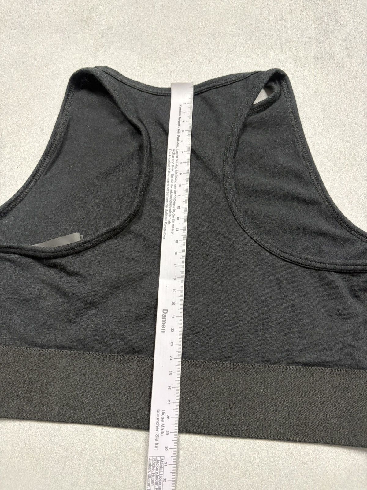 Palm Angels Palm Angels Elastic Logo Crop Top Black Athletic Sport Gym S Size S / US 4 / IT 40 - 11 Thumbnail