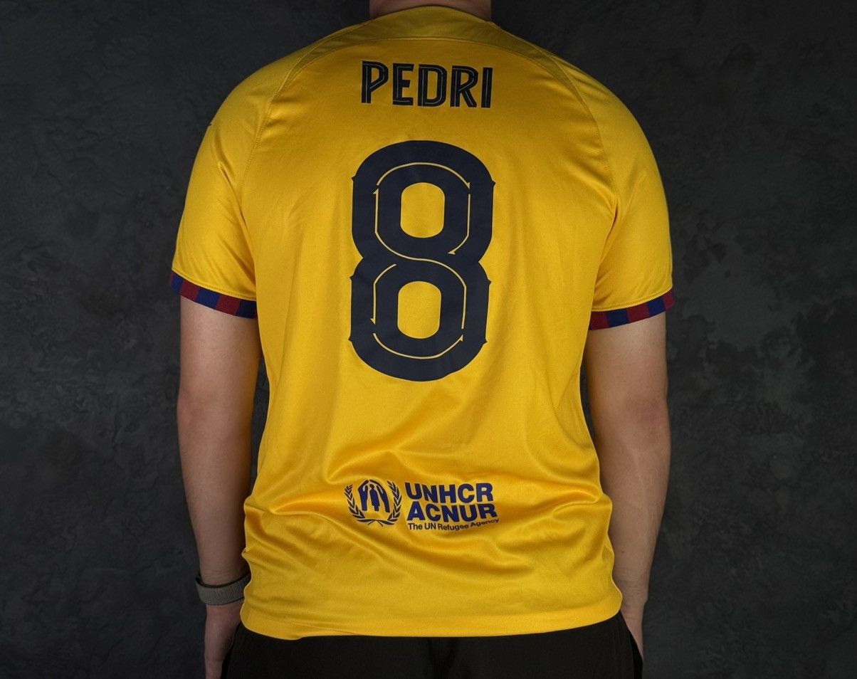 Nike NIKE FC Barcelona PEDRI 8 2022/2023 Away Jersey Football Size US L / EU 52-54 / 3 - 1 Thumbnail