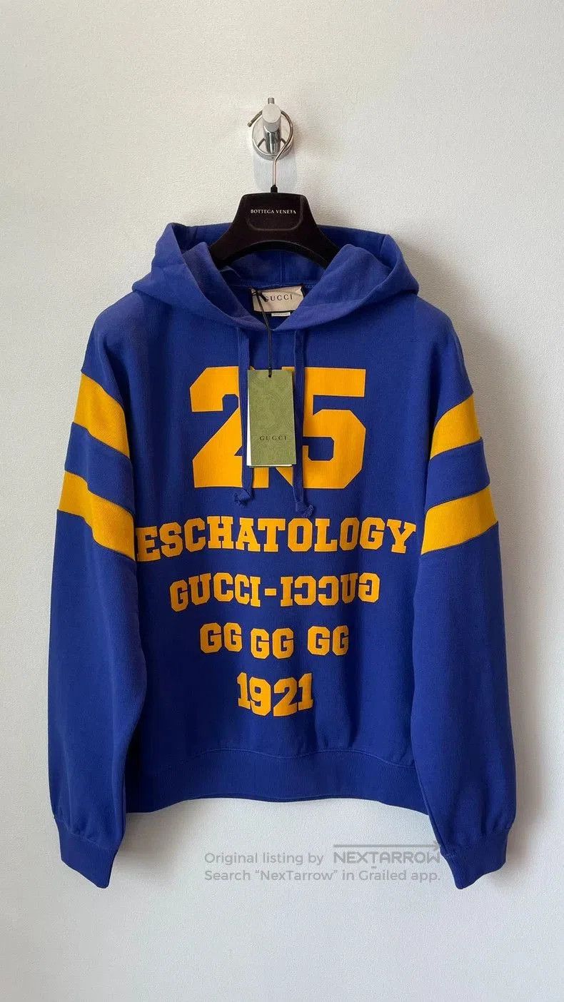 Gucci Gucci Unisex Blue Striped Hoodie. Size US XS / EU 42 / 0 - 1 Thumbnail