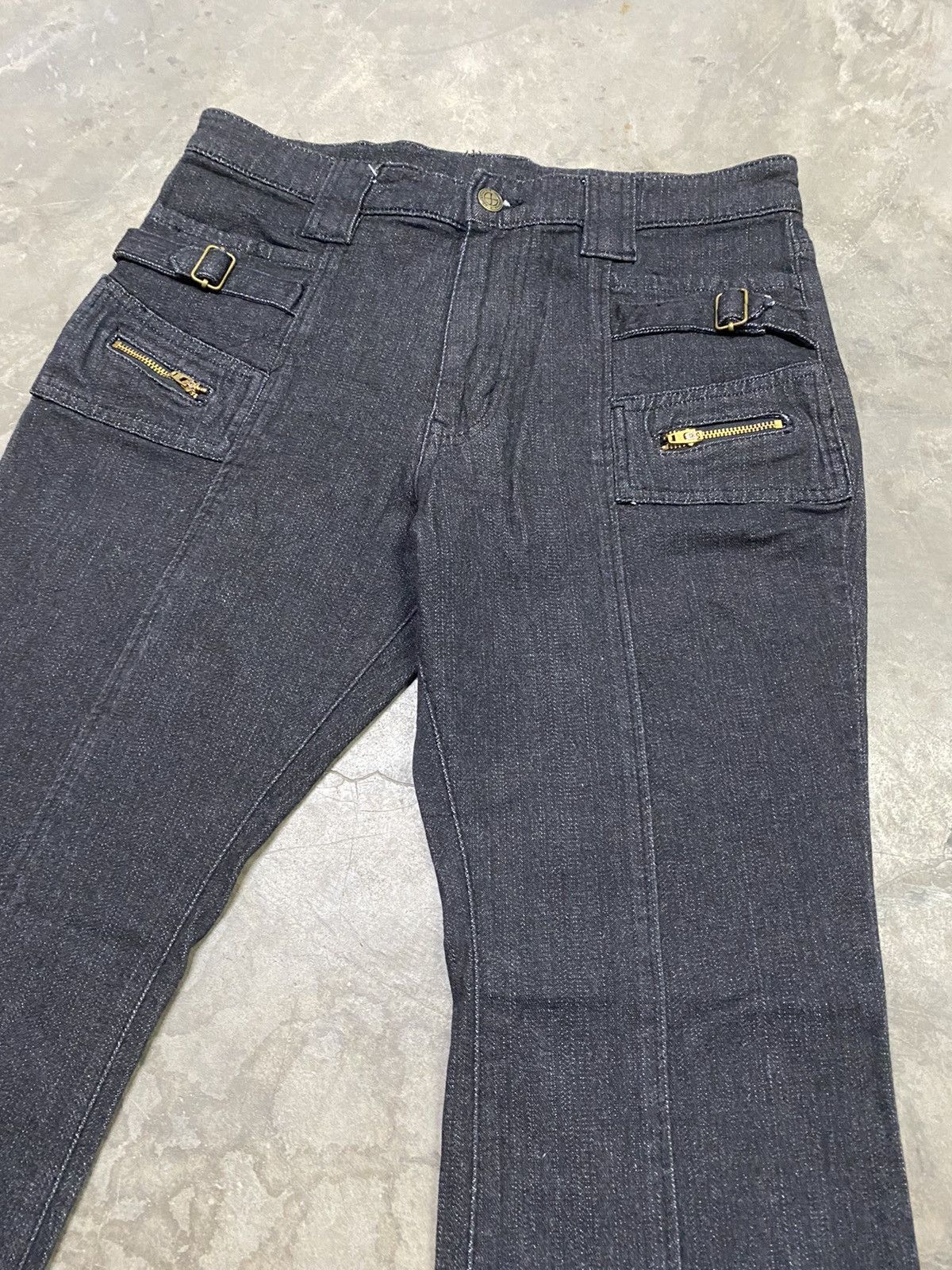 Hysteric Glamour × Japanese Brand × Tornado Mart Flare Jeans Japanese Advantage Soft Denim Size US 31 - 4 Thumbnail