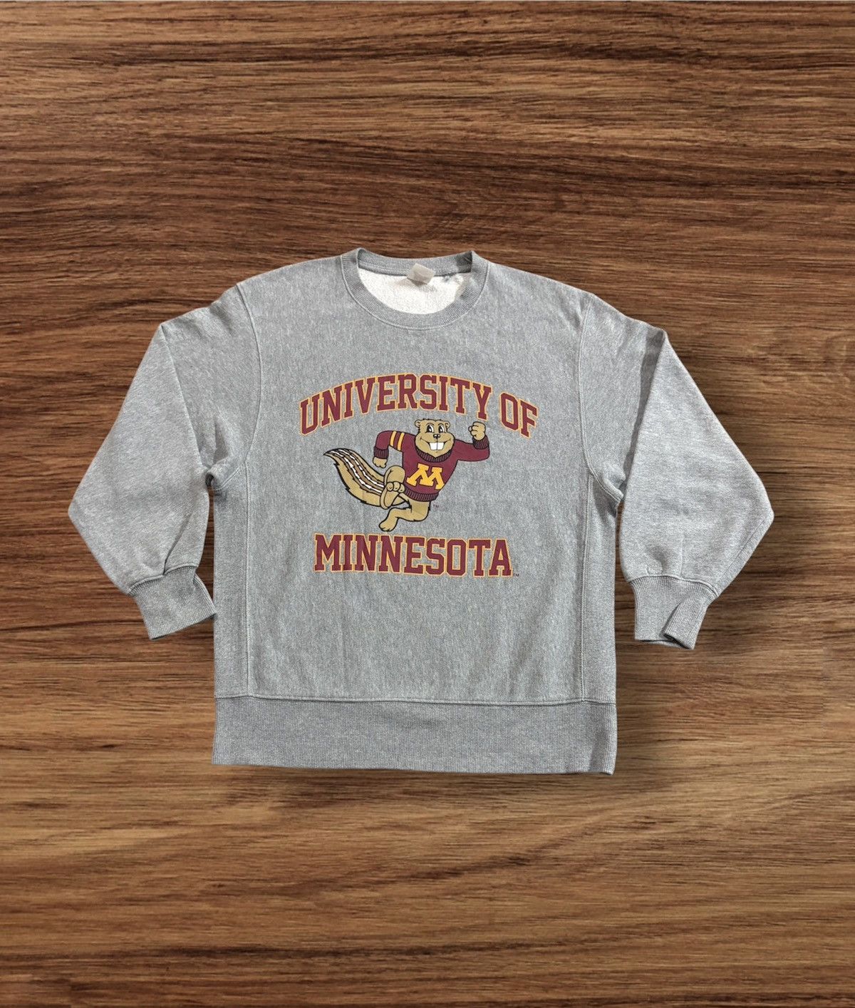 Japanese Brand Vintage UNIVERSITY OF MINNESOTA Sweatshirt Size US M / EU 48-50 / 2 - 1 Thumbnail