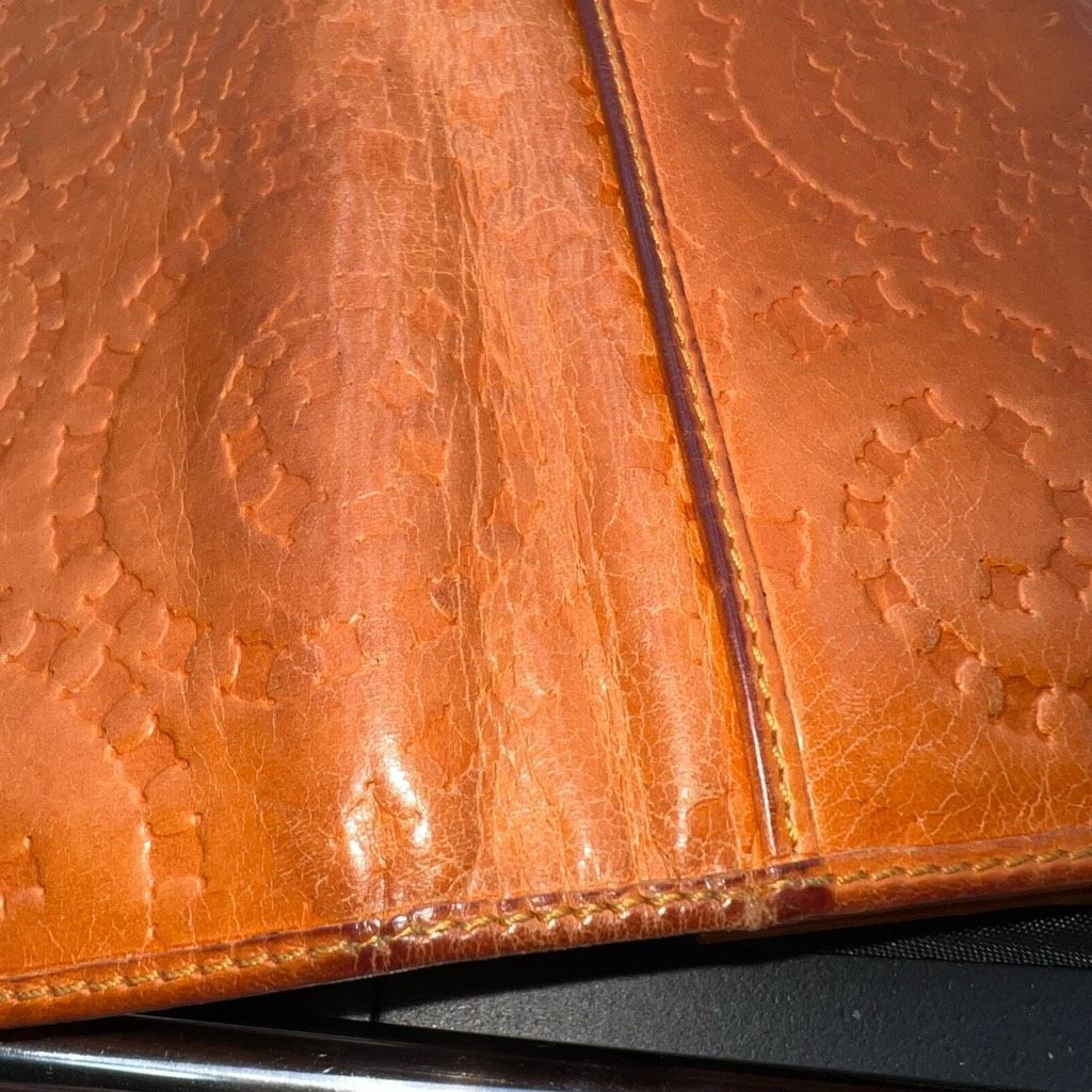 Celine CELINE RARE Embossed Macadam Long Leather Wallet with full inclusion Size ONE SIZE - 13 Thumbnail
