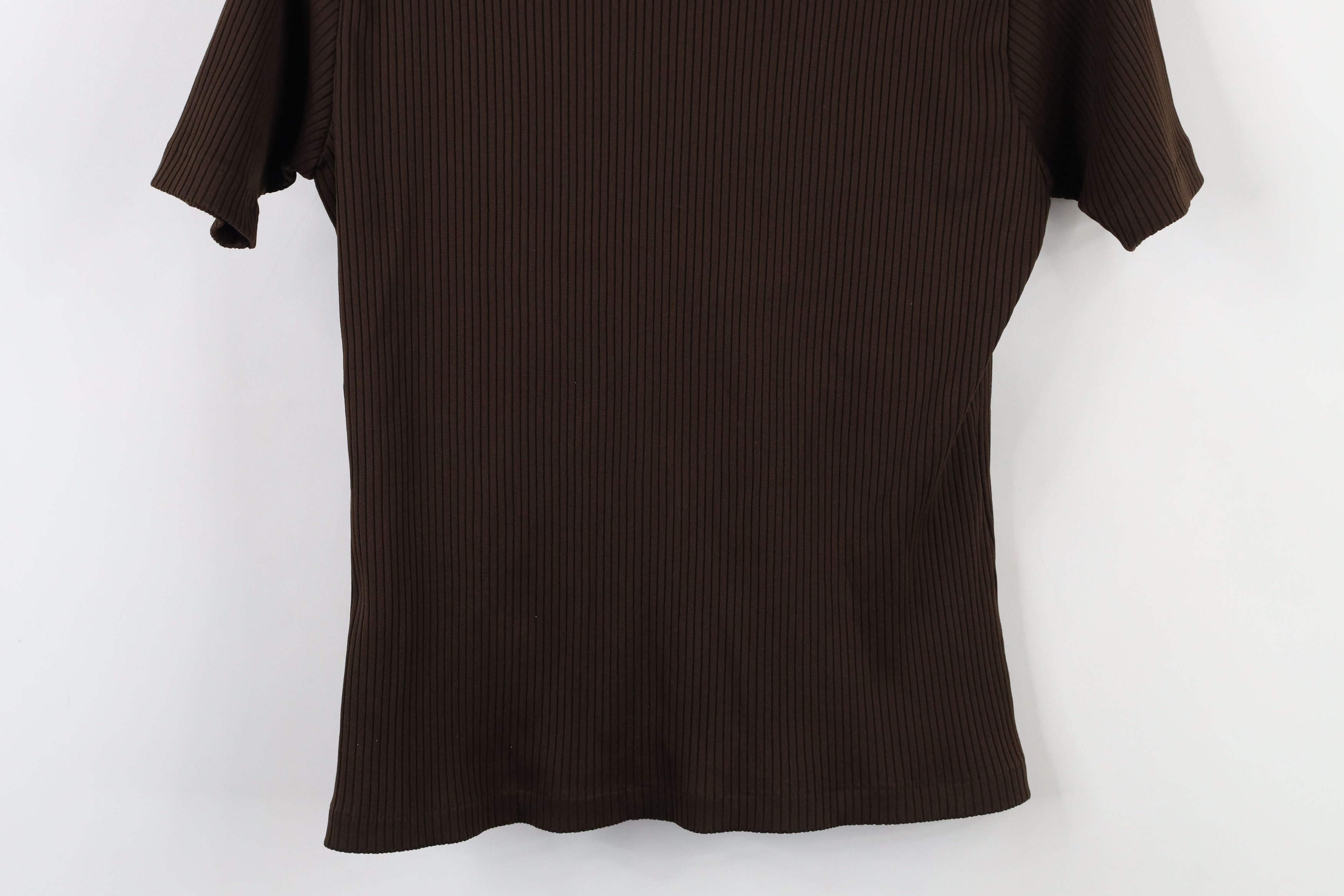Vintage Vintage 70s Streetwear Knit Short Sleeve Turtleneck T-Shirt Size L / US 10 / IT 46 - 10 Thumbnail