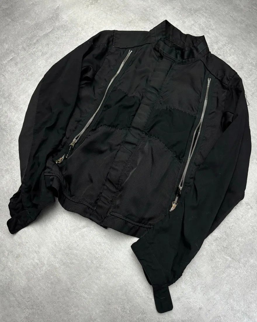 Marithe + Francois Girbaud × Vintage Marithe + François Girbaud Ultimate Zippers Black Jacket Size US XS / EU 42 / 0 - 9 Thumbnail