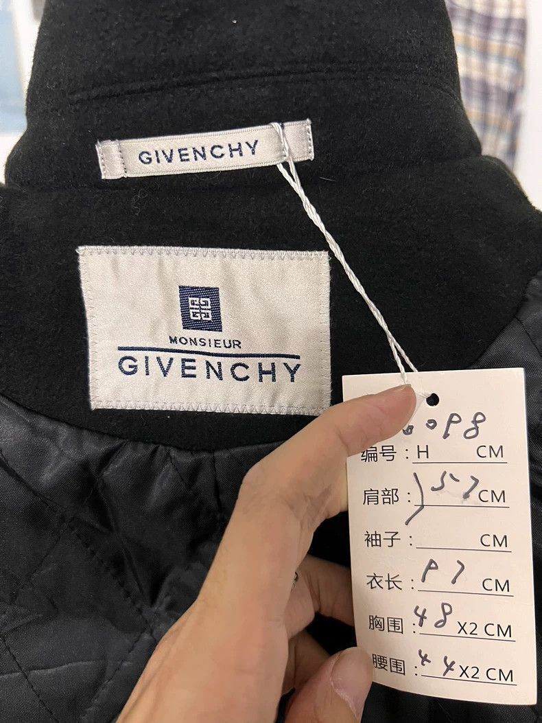 Givenchy vintage givenchy black wool coat with large collar-2508 Size US M / EU 48-50 / 2 - 9 Thumbnail