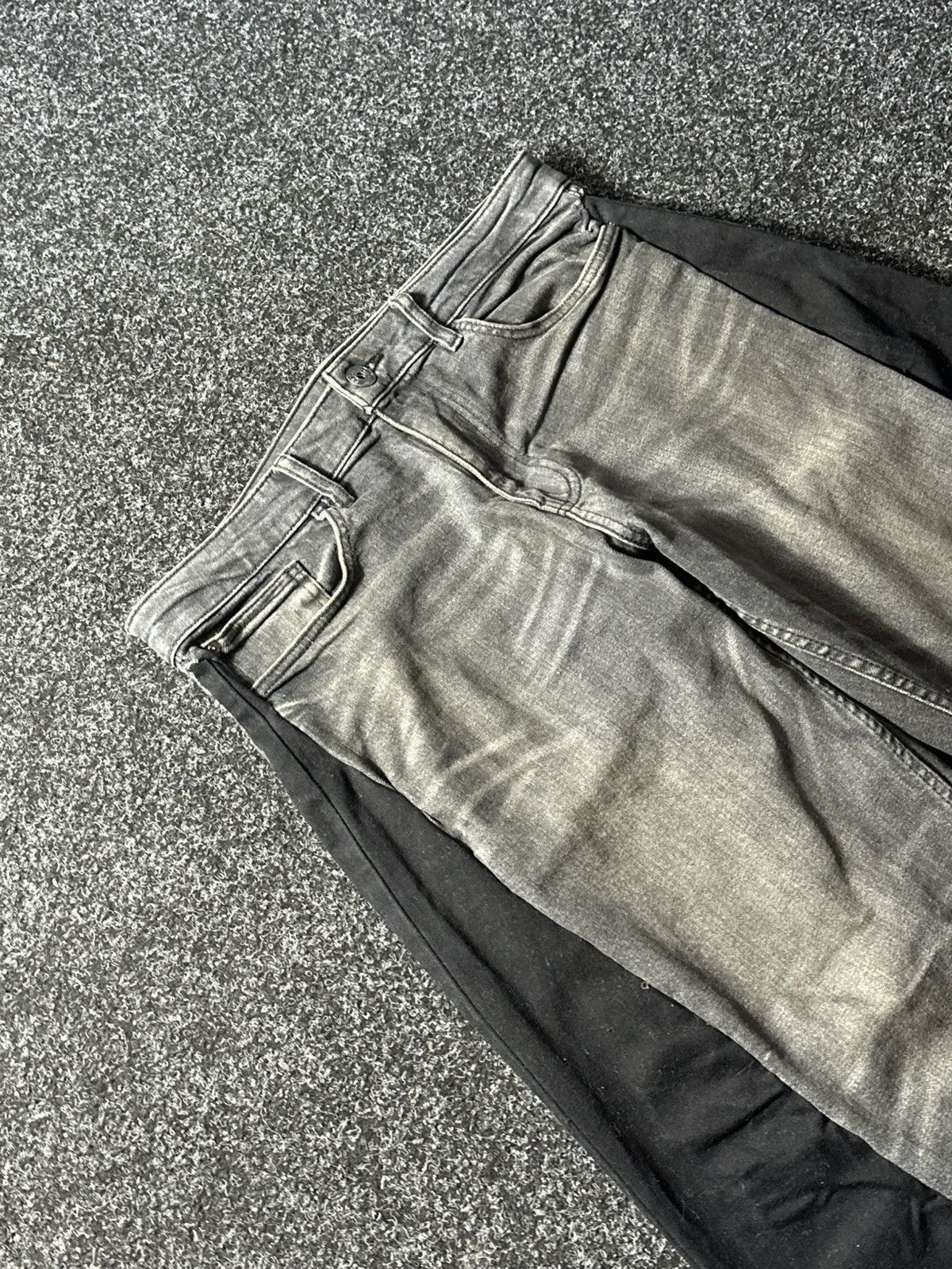 If Six Was Nine 🚨GRAIL CUSTOM DENIM JEANS 2in1 ULTRA BAGGY Y2K JAPANESE STYL Size US 34 / EU 50 - 4 Thumbnail